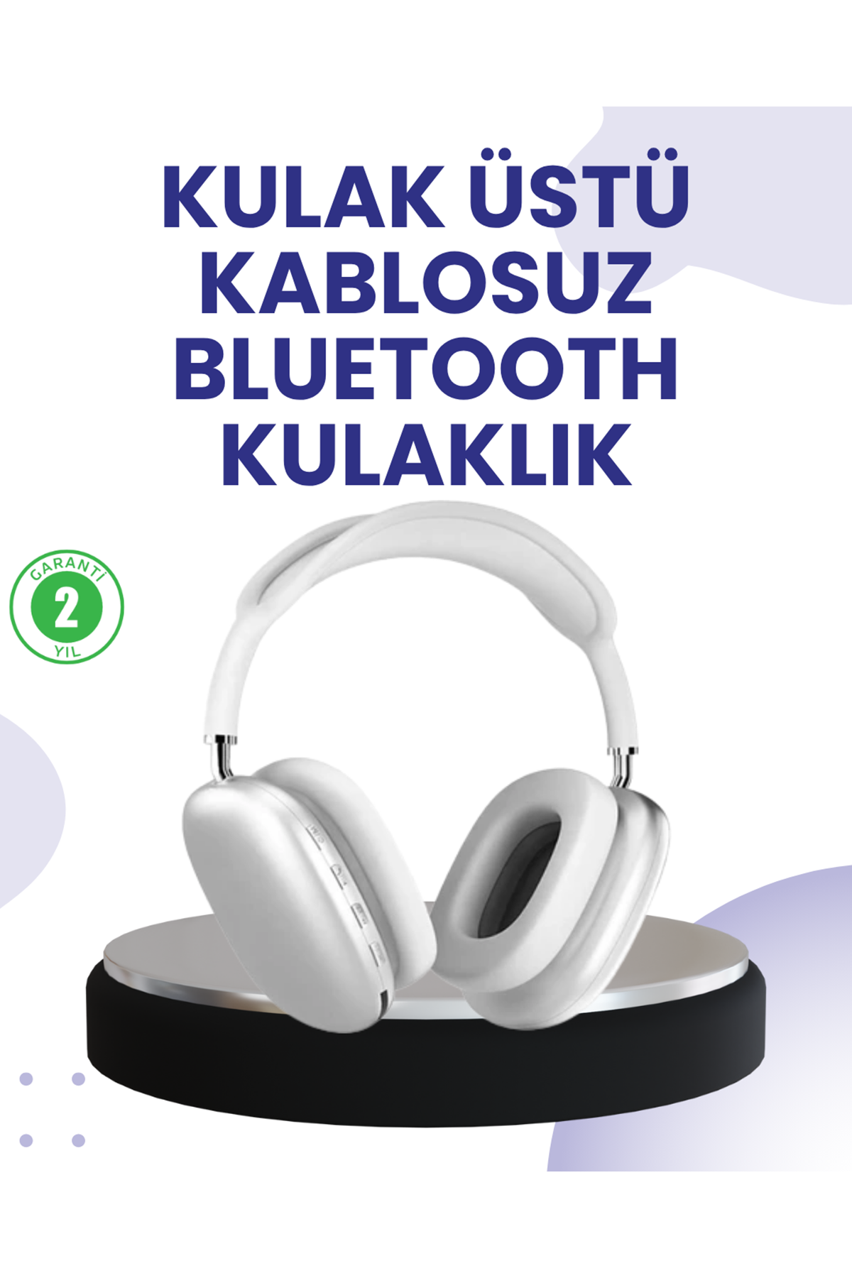 400 mAh Bataryalı Kablosuz Kulaklık | BT 5.0, Müzik & Görüşme