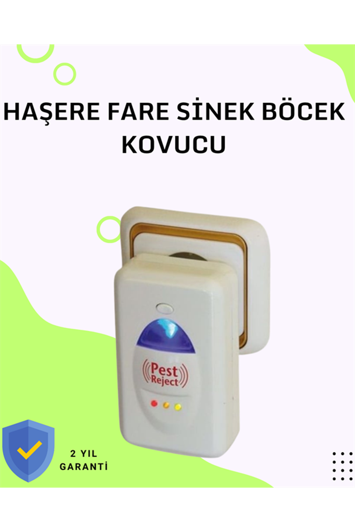 Bakım Gerektirmeyen Ultrasonik Haşere Kovucu – Uzun Ömürlü Kullanım