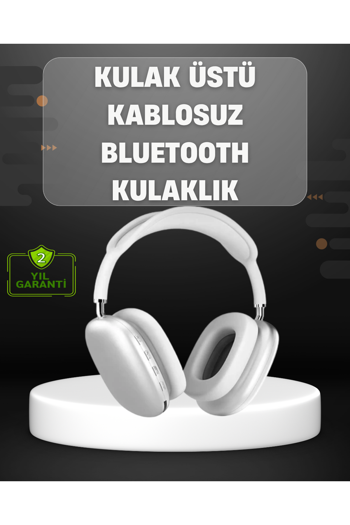 Katlanabilir Bluetooth V5.0 Kablosuz Kulaklık | 400 mAh, Gürültü Azaltma