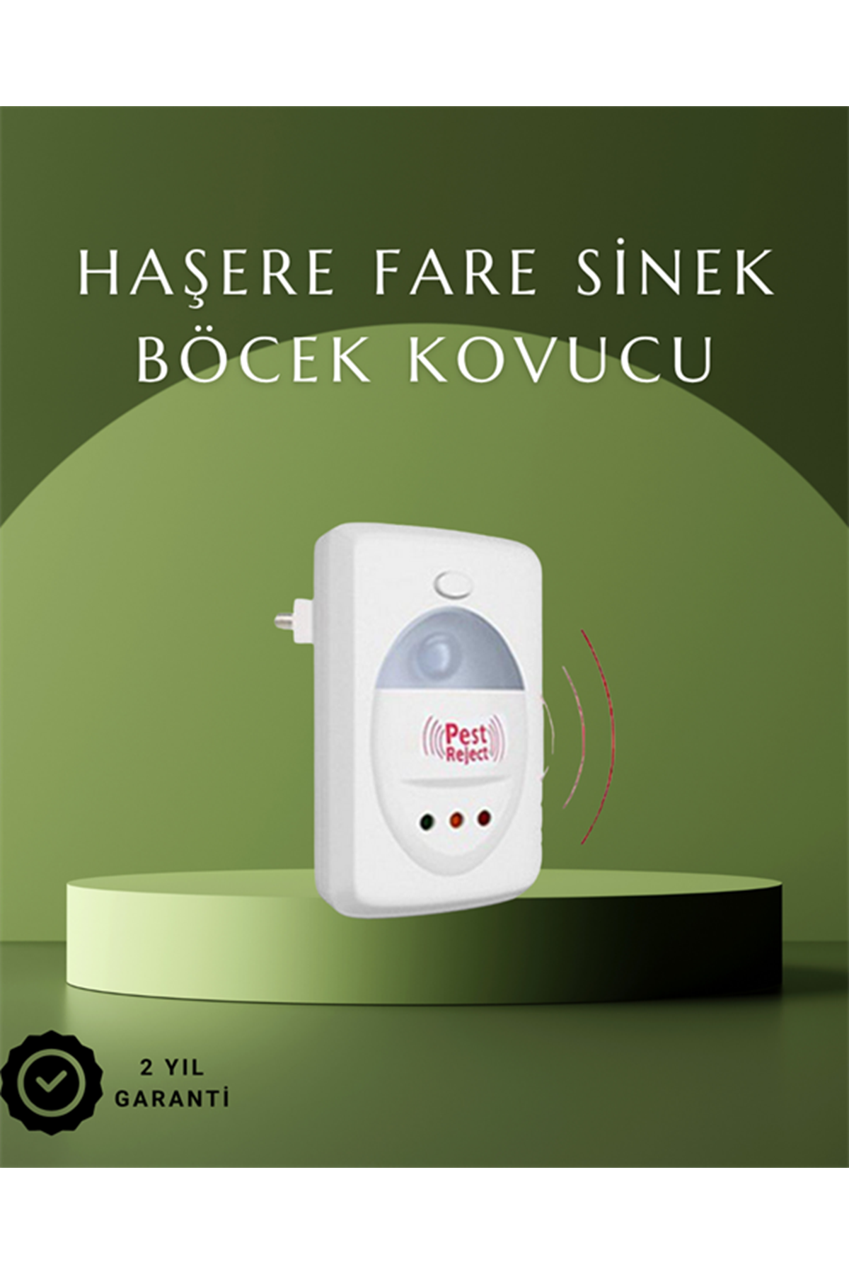 Ultrasonik Ses Dalgalarıyla Kimyasalsız Fare ve Böcek Kovucu Cihaz