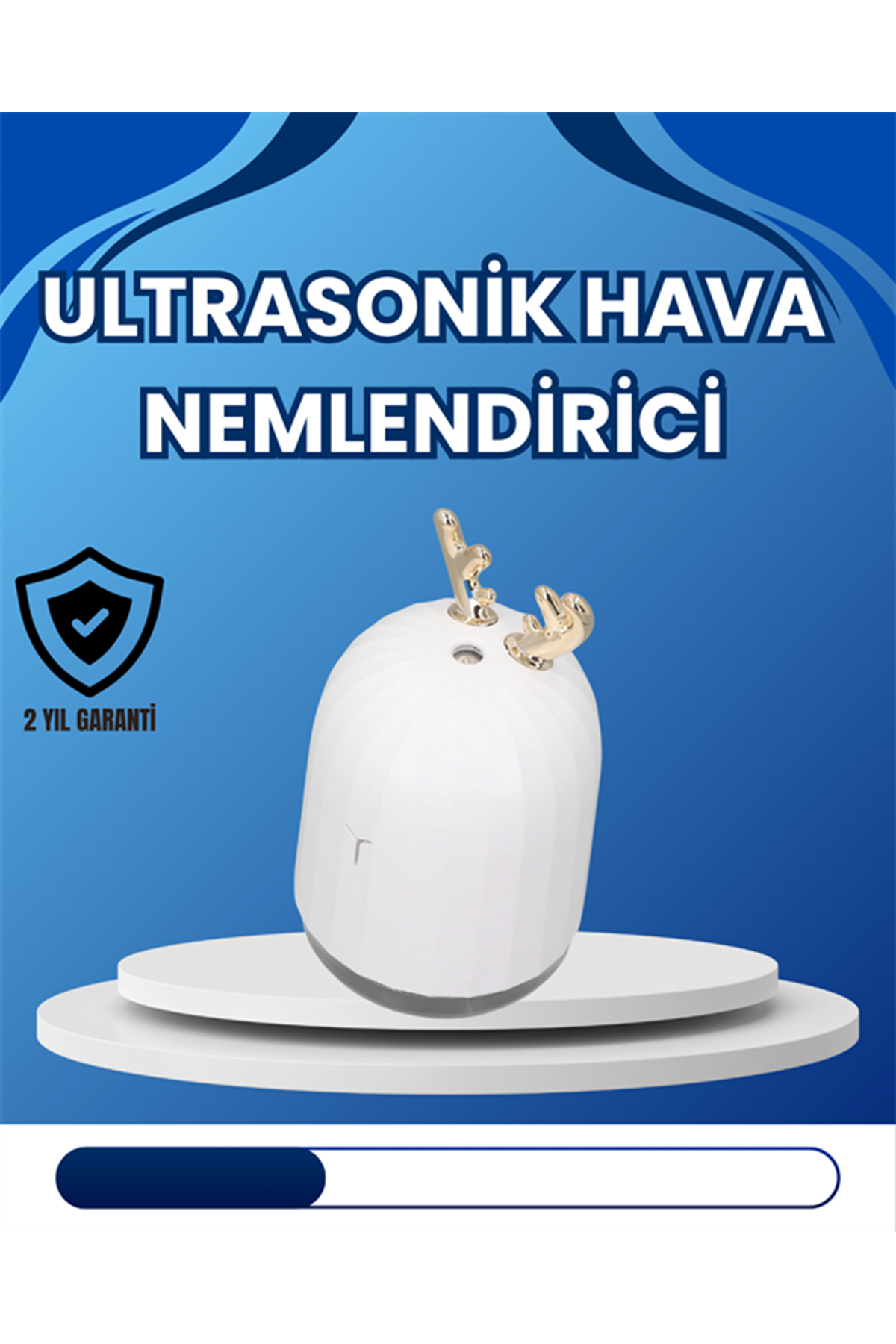 4–8 Saat Çalışma Süreli USB Portatif Masa Nemlendirici