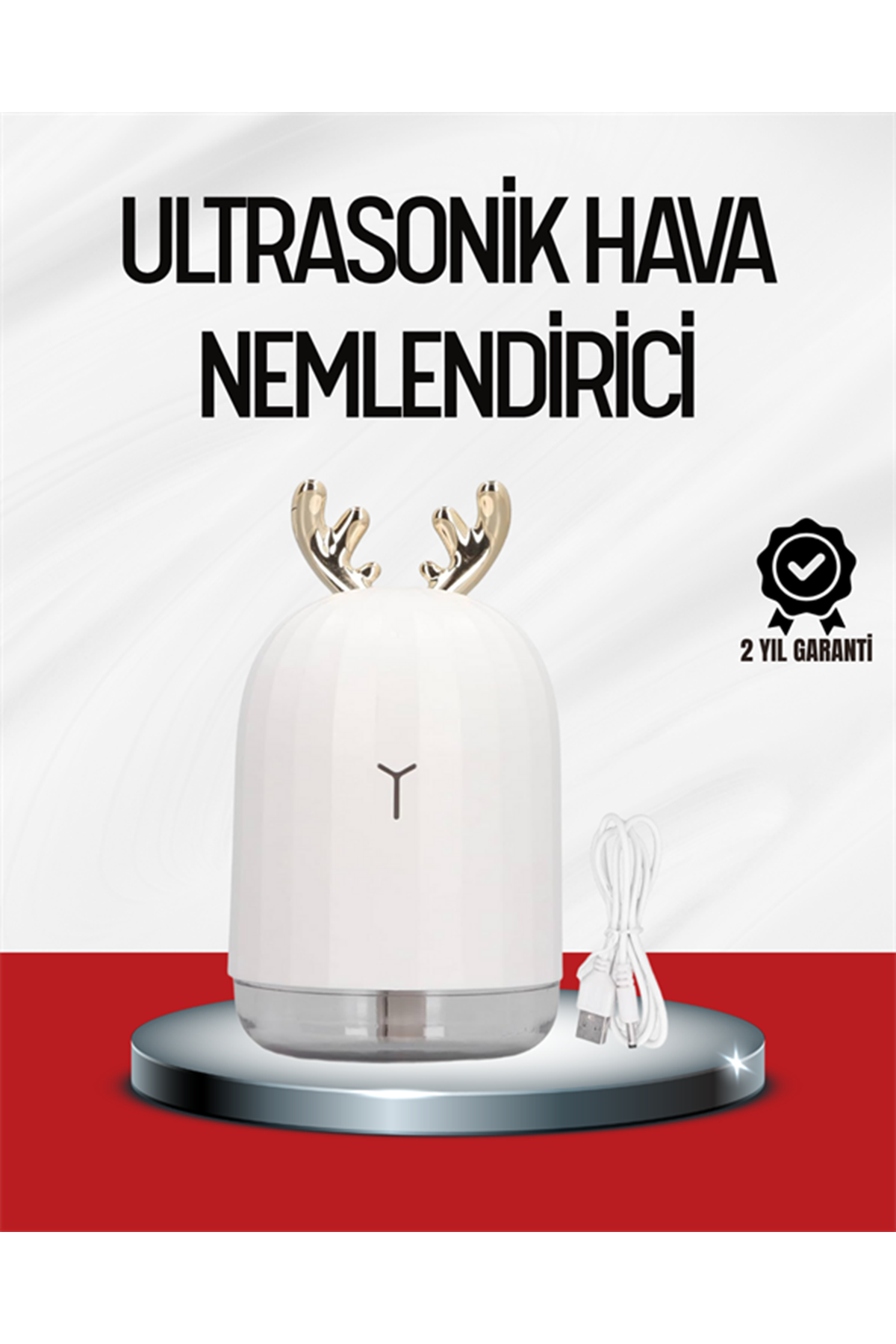 El Tipi USB Mini Soğuk Mist Nemlendirici 220 ml Tank
