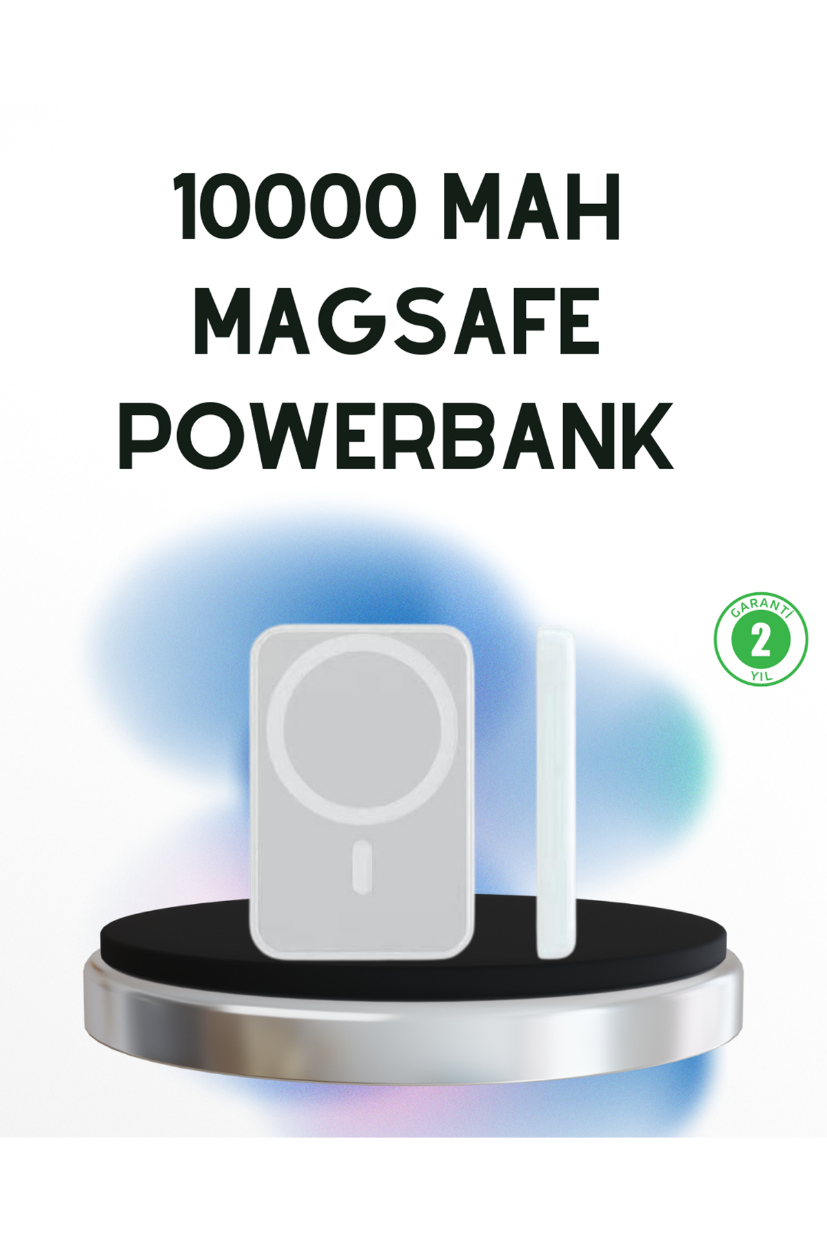 Kablosuz MagSafe Powerbank – iPhone Uyumlu, 10000 mAh, Isı Dağılımlı