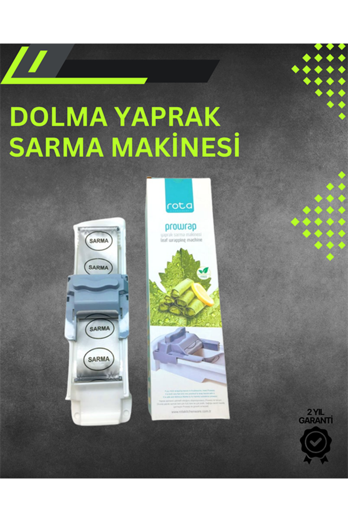 Manuel Yaprak Sarma Cihazı Gıdaya Uygun Kolay Temizlenebilir Tasarım