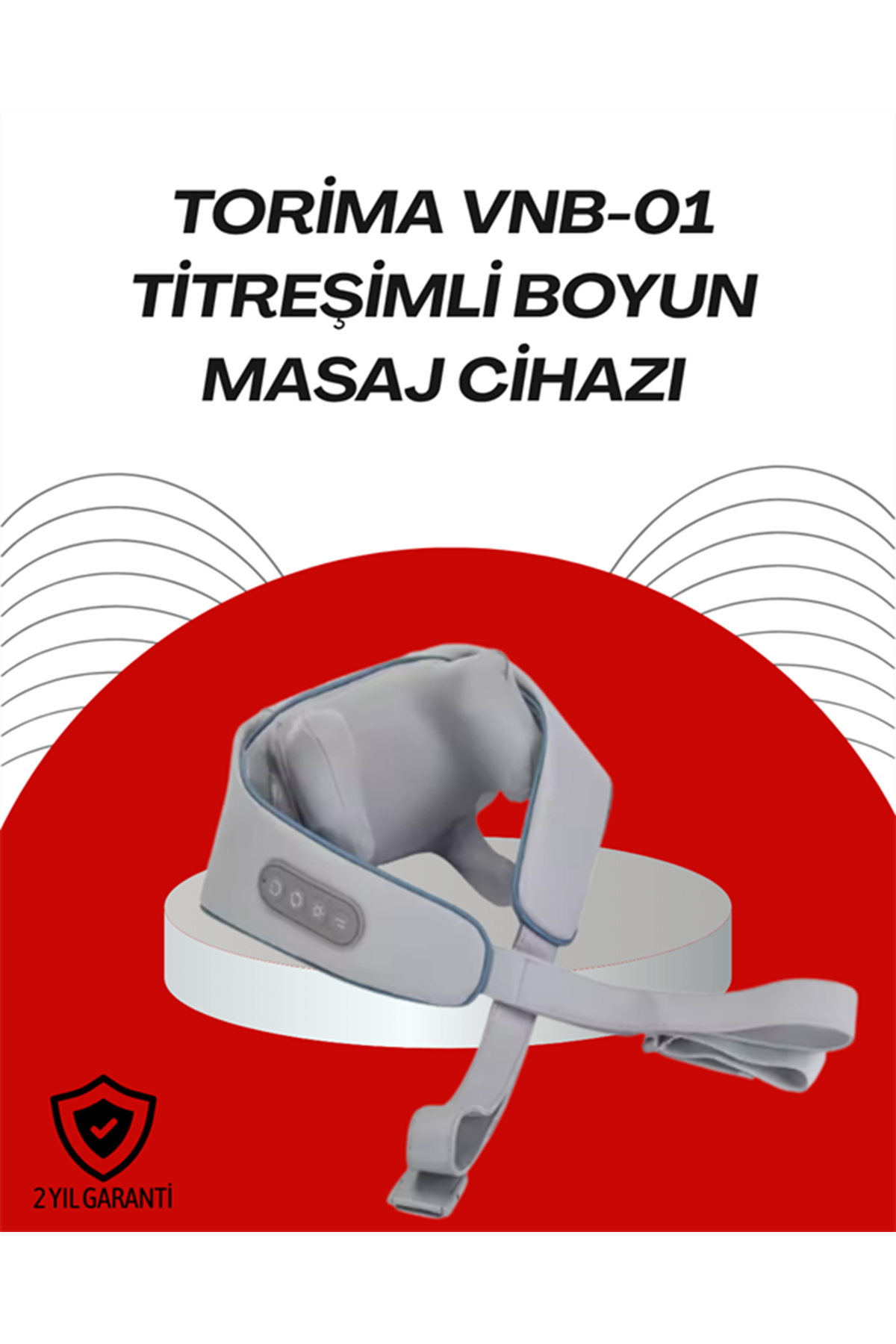 VNB-01 U Tipi Ergonomik Boyun Masaj Cihazı
