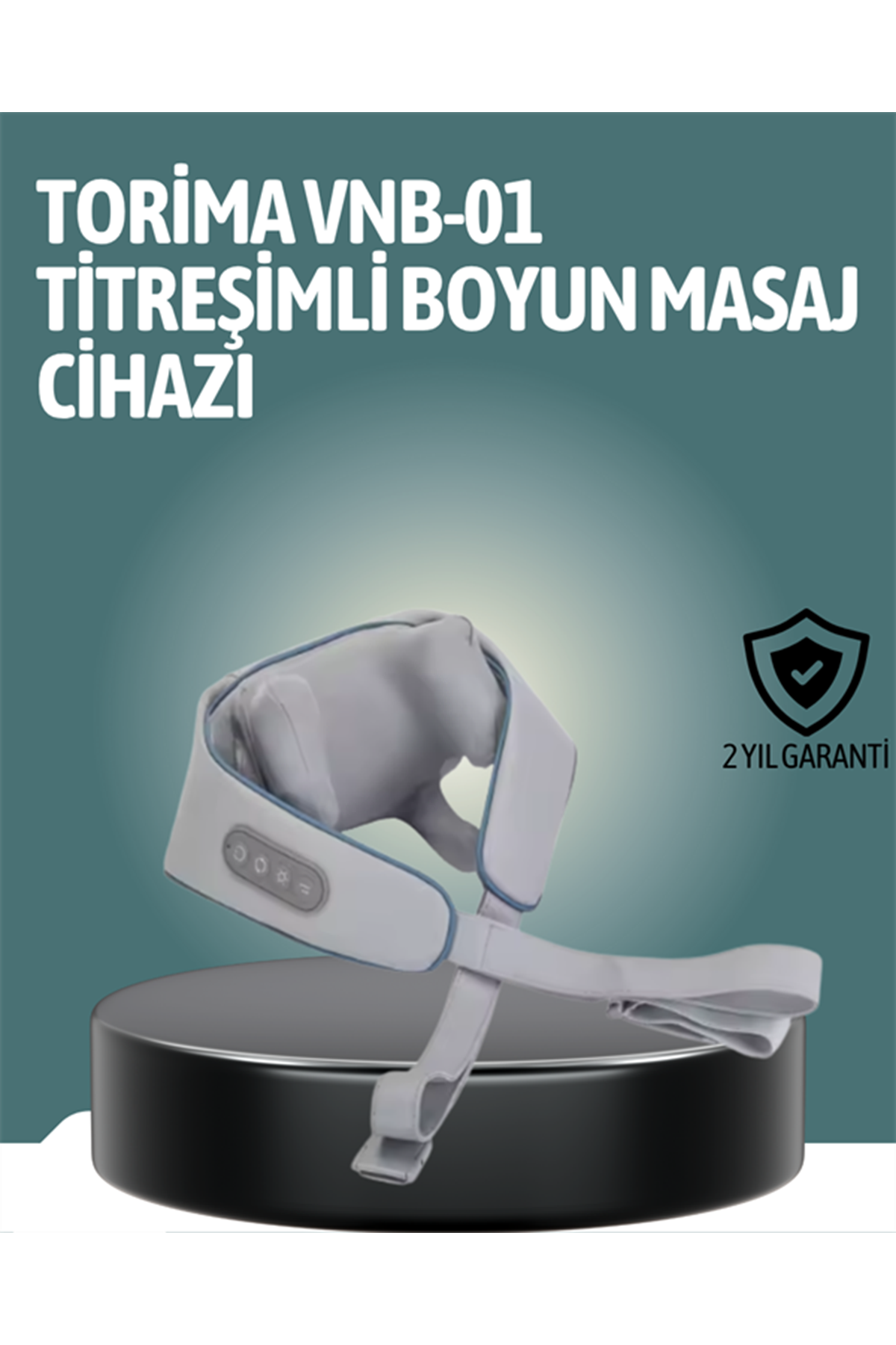 VNB-01 Şarjlı Isıtmalı Boyun ve Omuz Masaj Cihazı