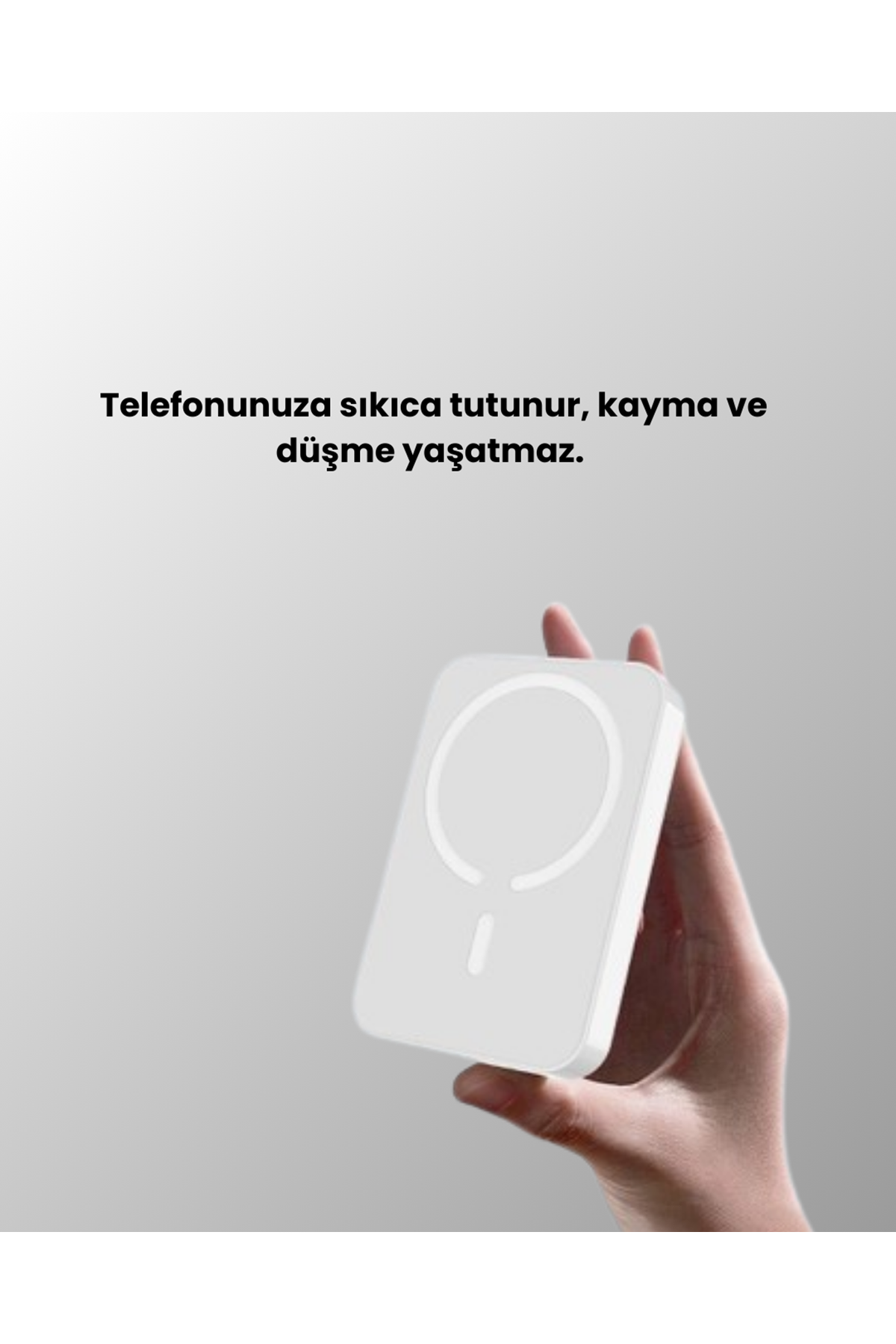 Ultra İnce Manyetik Powerbank – Hızlı Şarj, Güçlü Tutuş, 10000 mAh Kapasite