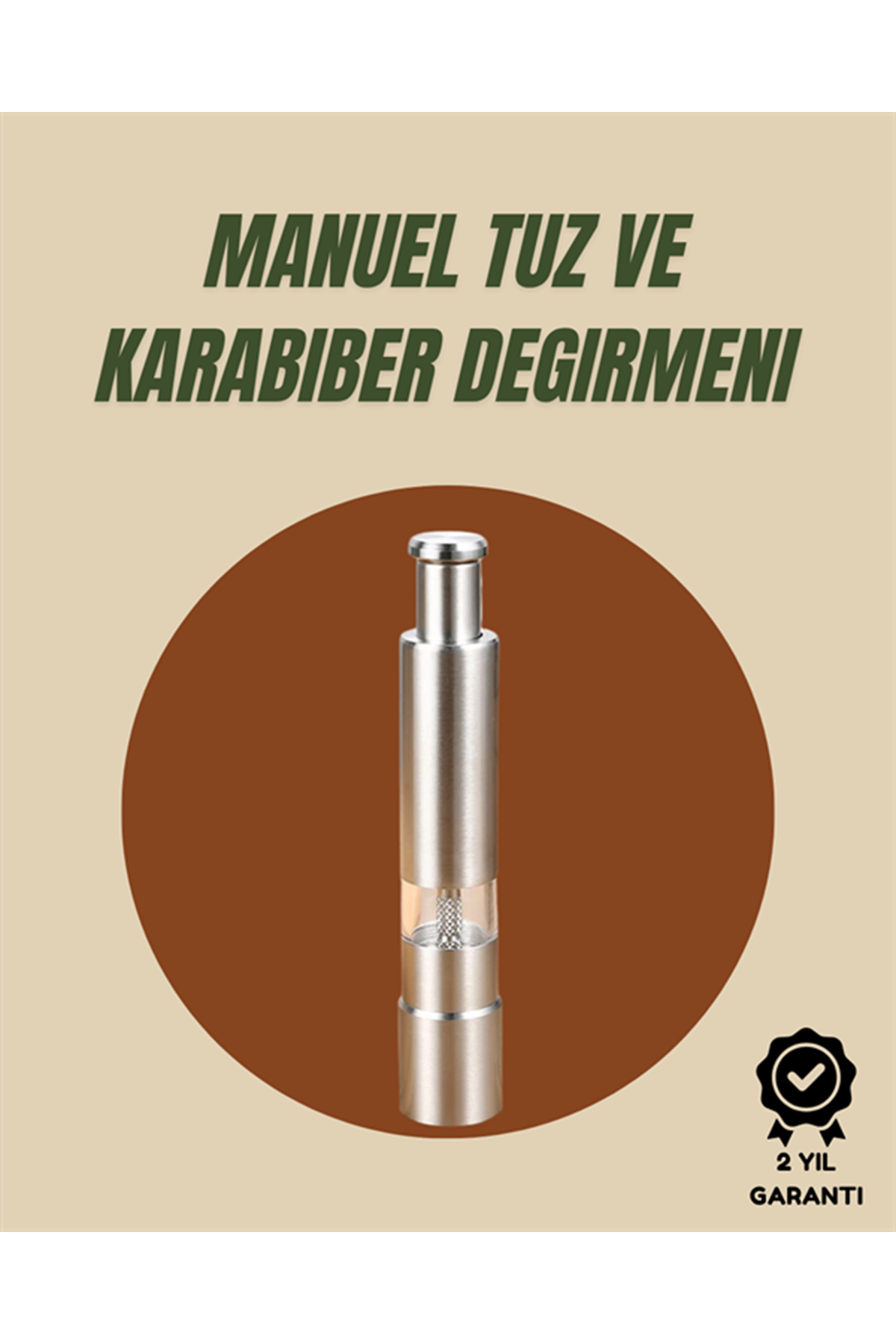 Sağlıklı ve Dayanıklı Gıda Sınıfı Paslanmaz Çelik Öğütücü