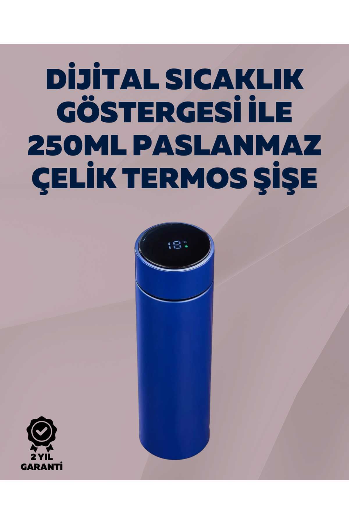 Yüksek Isı Korumasına Sahip Taşınabilir Çelik Termos