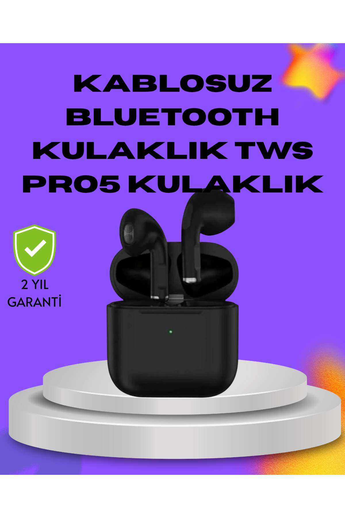 TWS Pro 5 – 3D HD Ses Kalitesi ve Gelişmiş Ses Yalıtımı