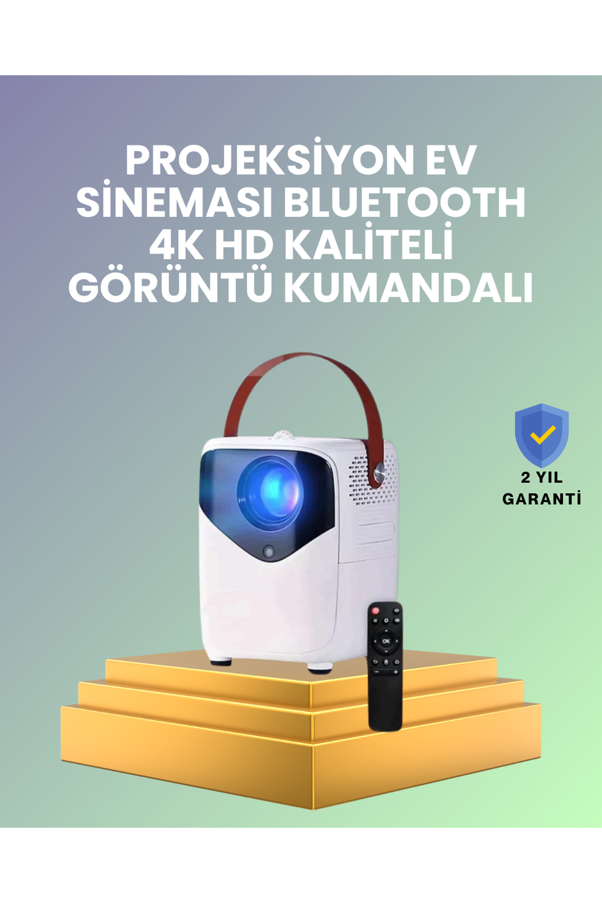 Hafif ve Taşınabilir Projektör – 750 Gram Ağırlıkla Mobil Kullanıma Uygun
