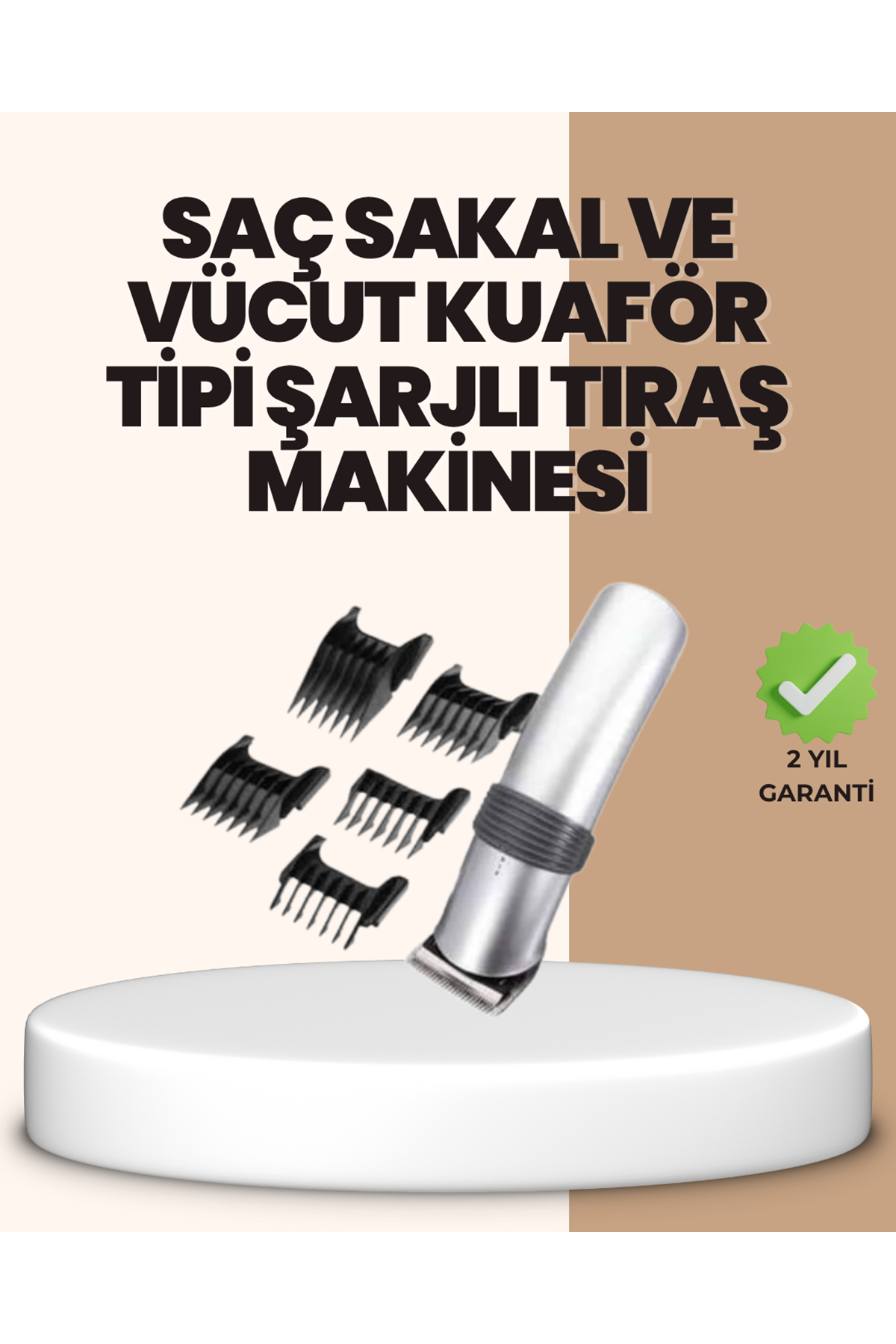 Tıraş Makinesi Temizlik ve Yağlama Setiyle Birlikte