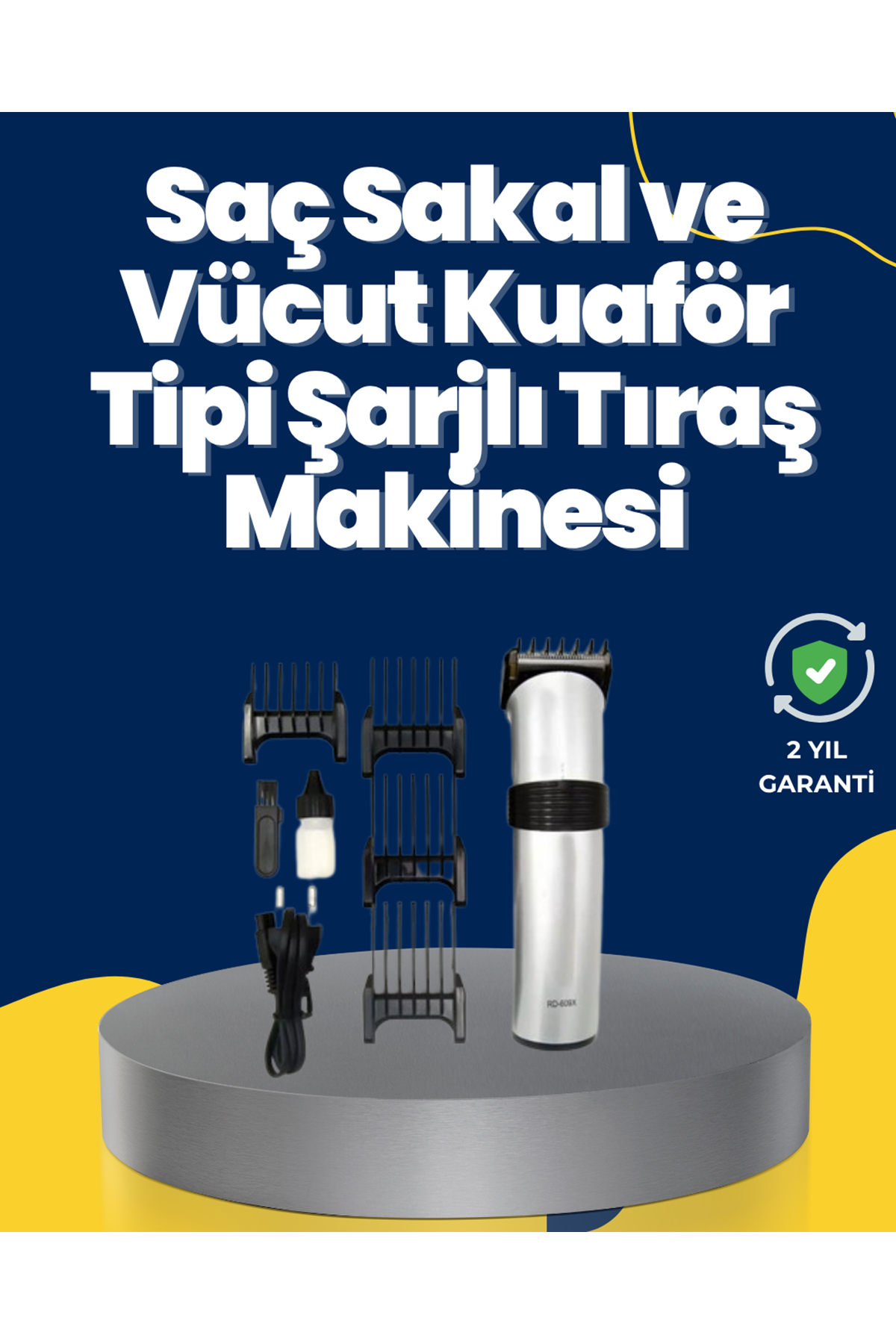 5 Farklı Kesim Tarağıyla Gelen Çok Amaçlı Tıraş Cihazı
