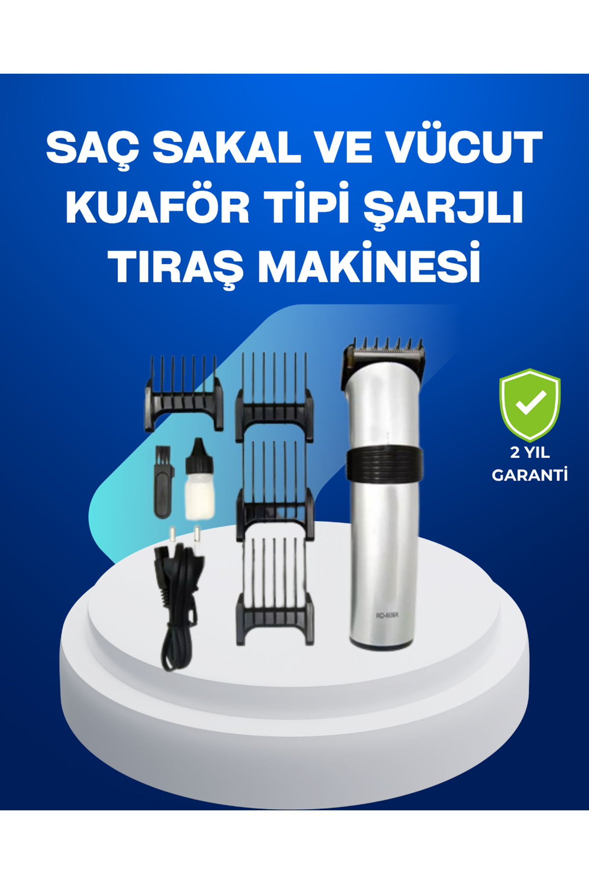 Paslanmaz Çelik Bıçaklı Tıraş Makinesi – Keskin ve Dayanıklı