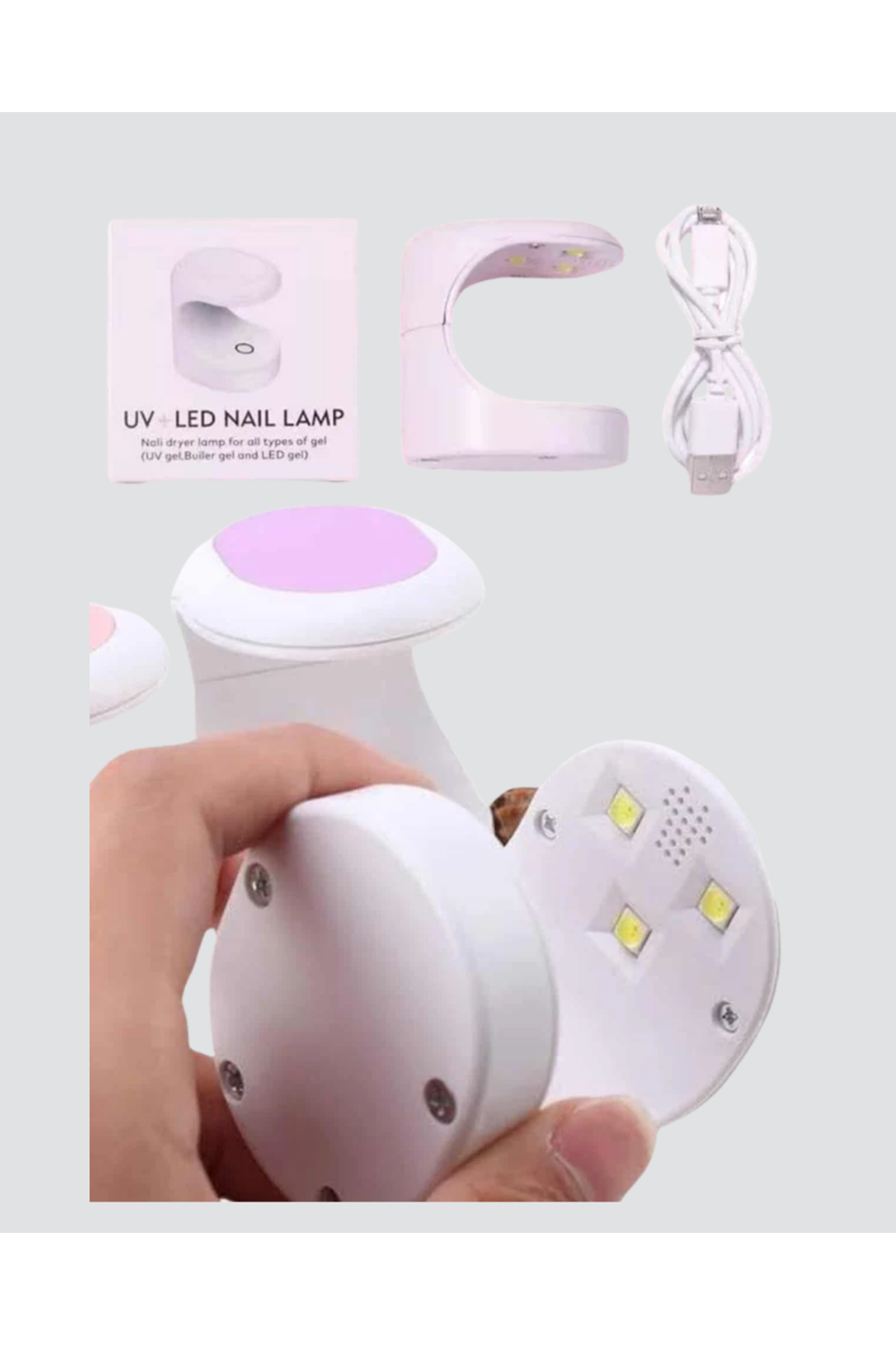 UV ve LED Jel Kurutmaya Uygun – Çift Dalga Boylu Mini Kurutucu