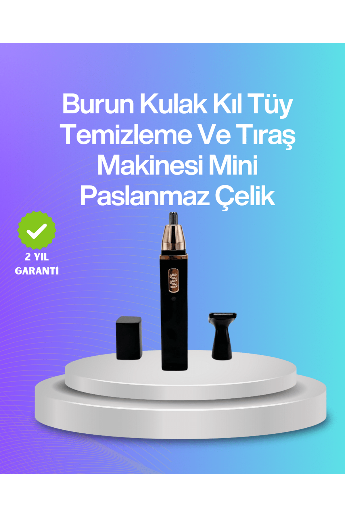 Sessiz çalışan tüy düzeltici burun ve kulak makinesi