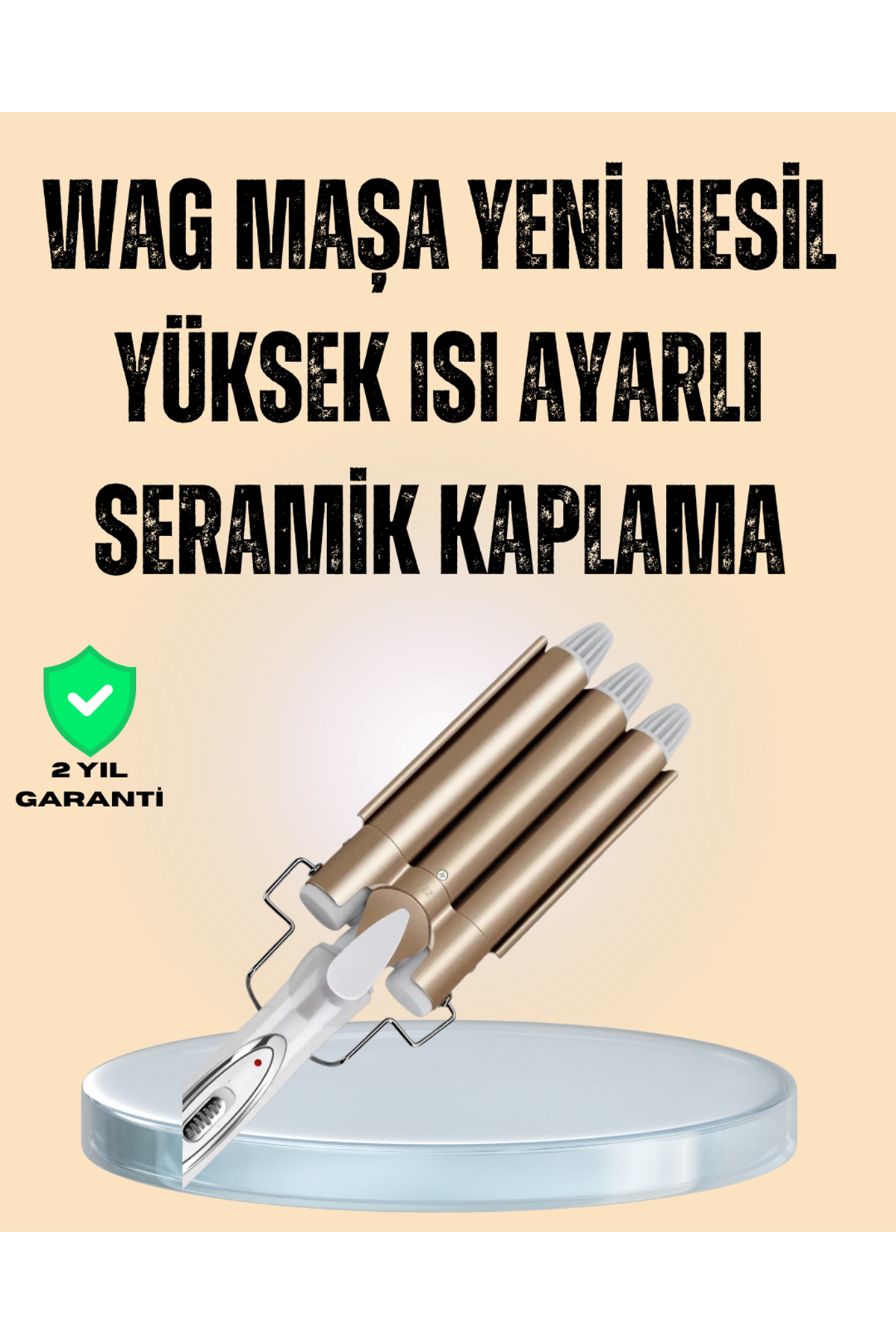 Ayarlanabilir Isı Ayarıyla Profesyonel Bukle Maşası – Hızlı ve Nazik Şekillendirme