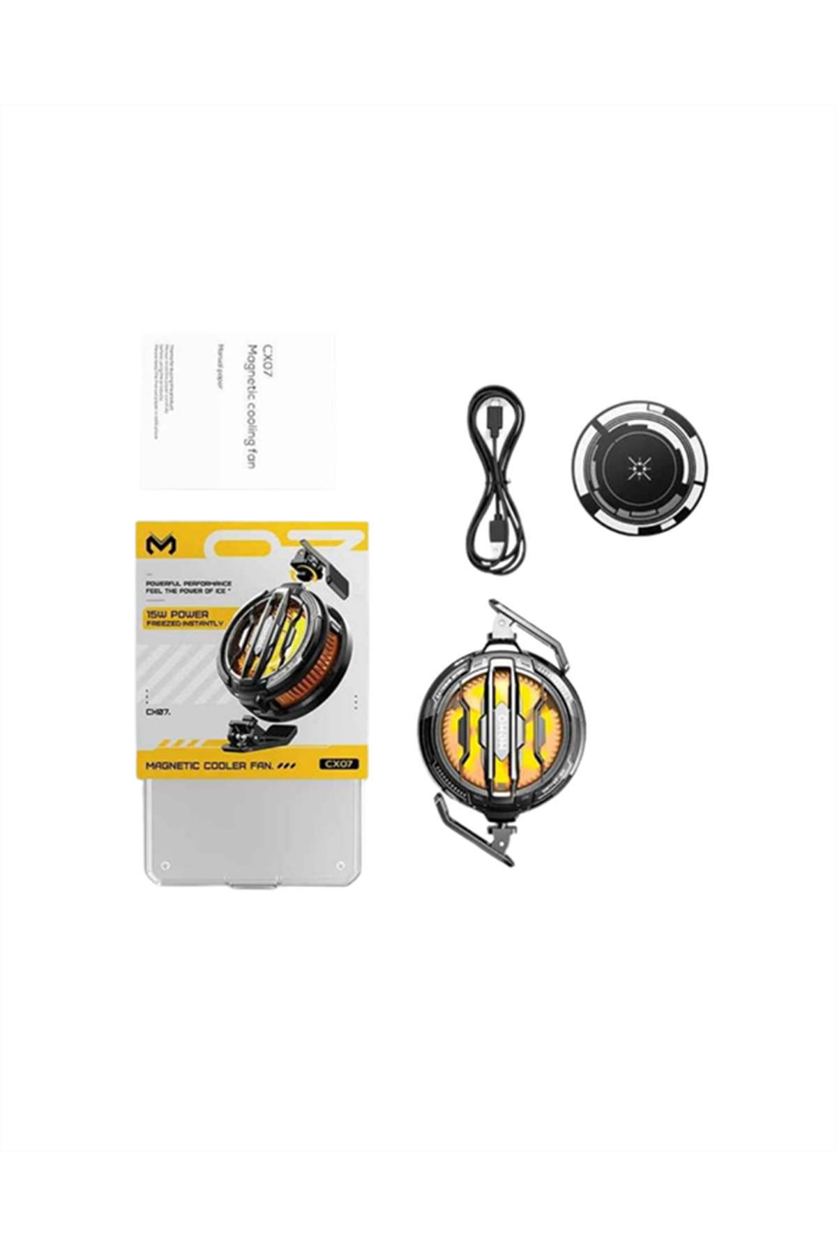 Telefon Soğutucu | LED Işık Efektli | Power Aparatlı | Sessiz ve Taşınabilir Model
