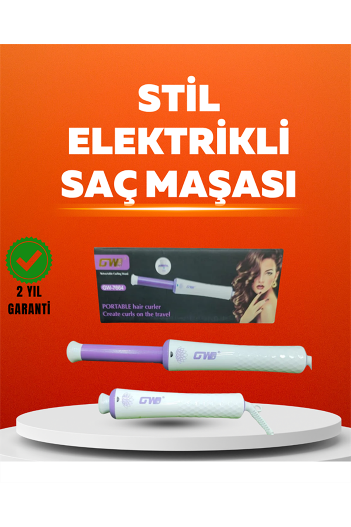 Hızlı Isınan, Kompakt ve Güvenli – Tüm Saç Tiplerine Uygun Kıvırma Cihazı