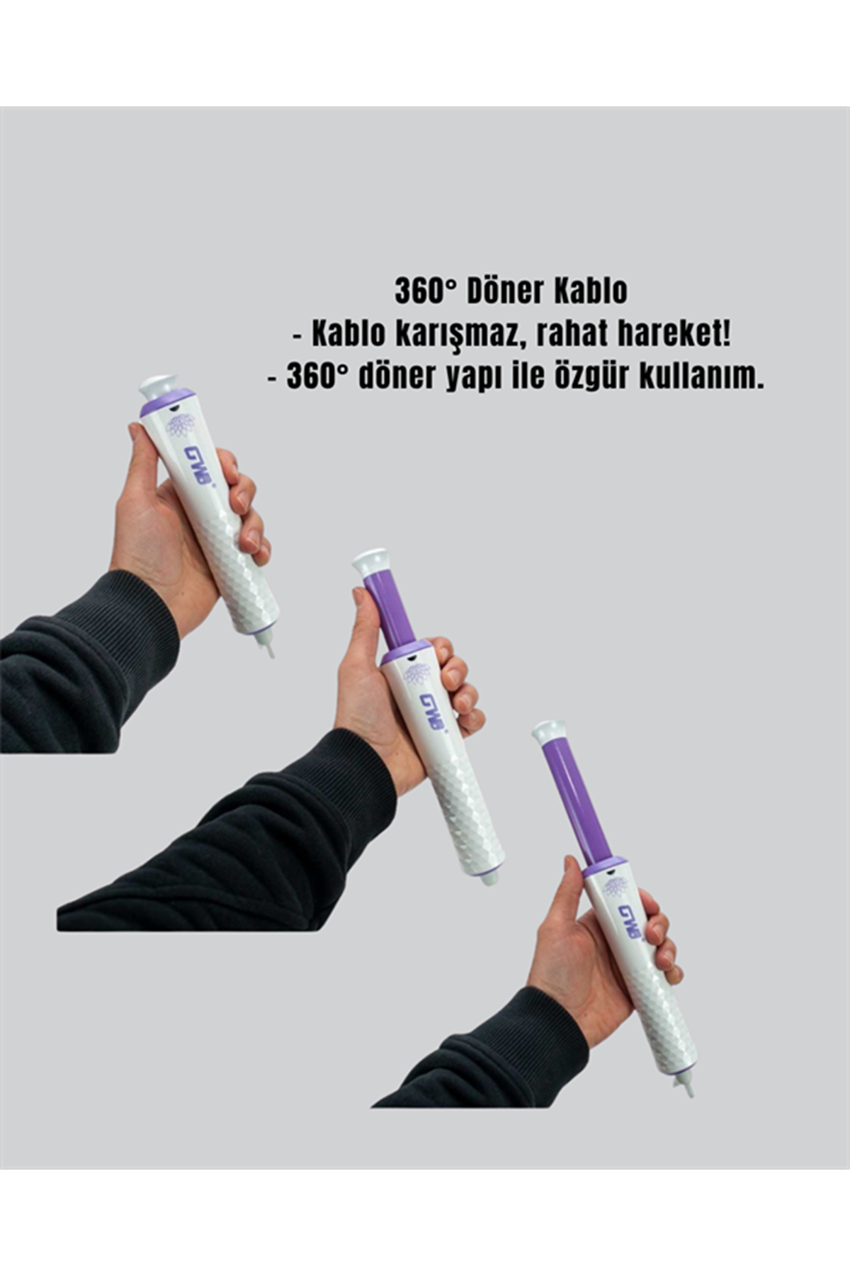 Hızlı Isınan, Kompakt ve Güvenli – Tüm Saç Tiplerine Uygun Kıvırma Cihazı