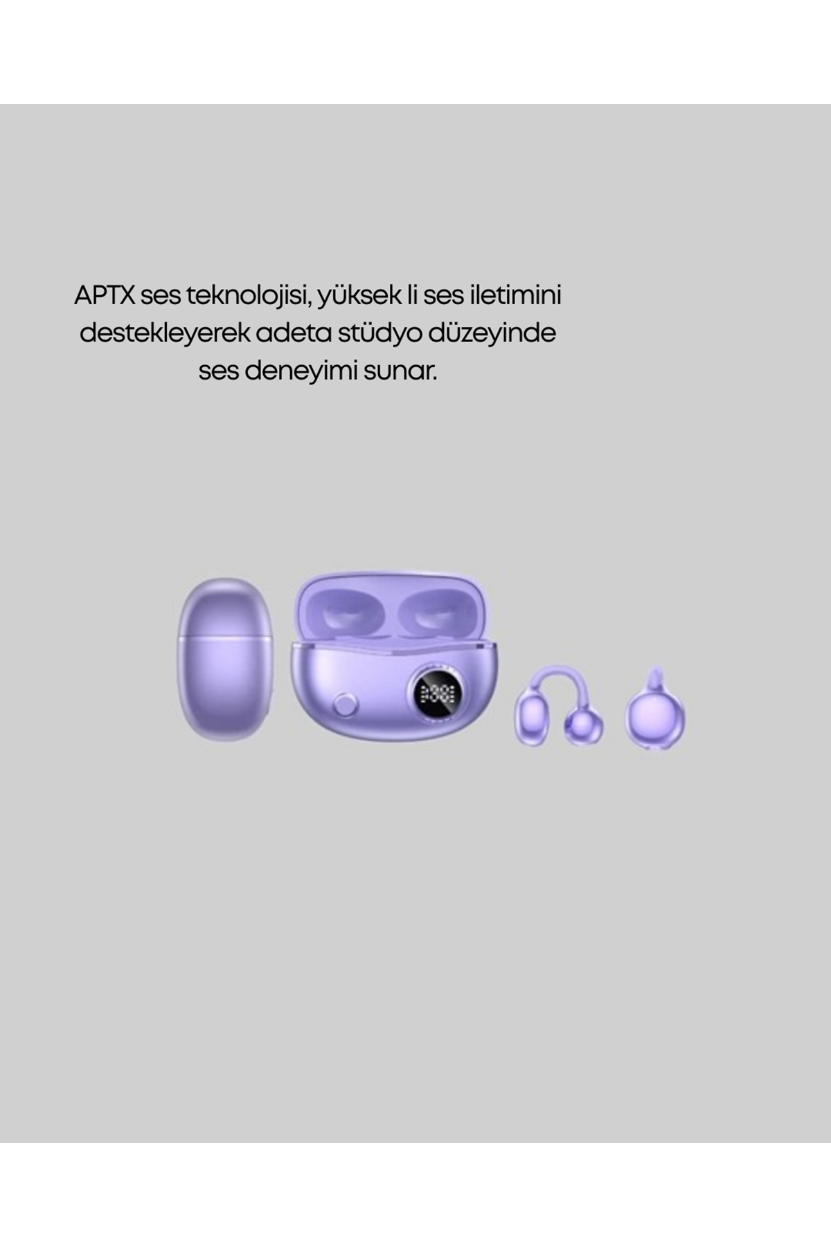 YXG10 Klipsli Açık Kulaklık – Spor İçin Uygun, APTX Ses, Ergonomik Yapı