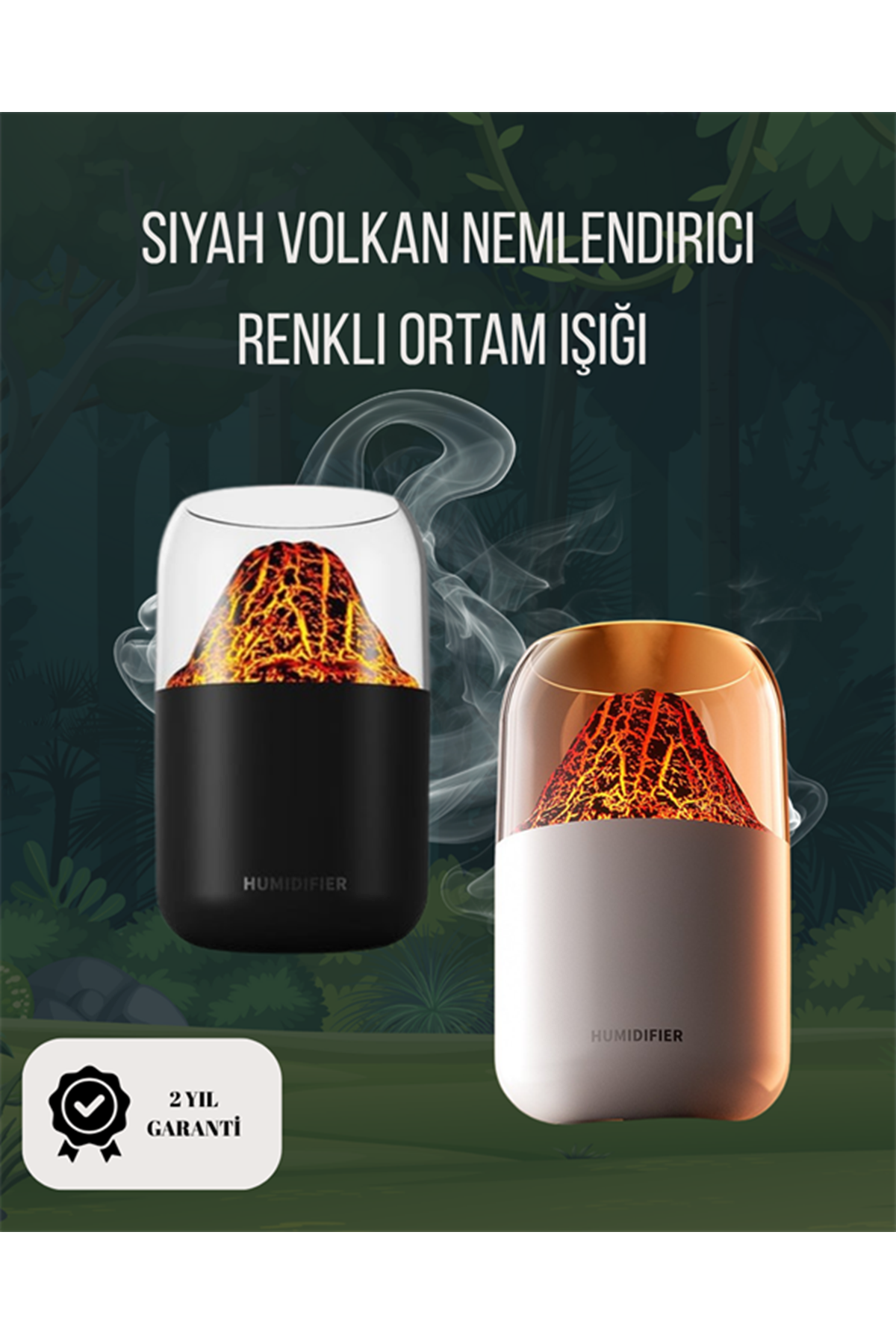 Alev Efektli Ultrasonik Difüzör