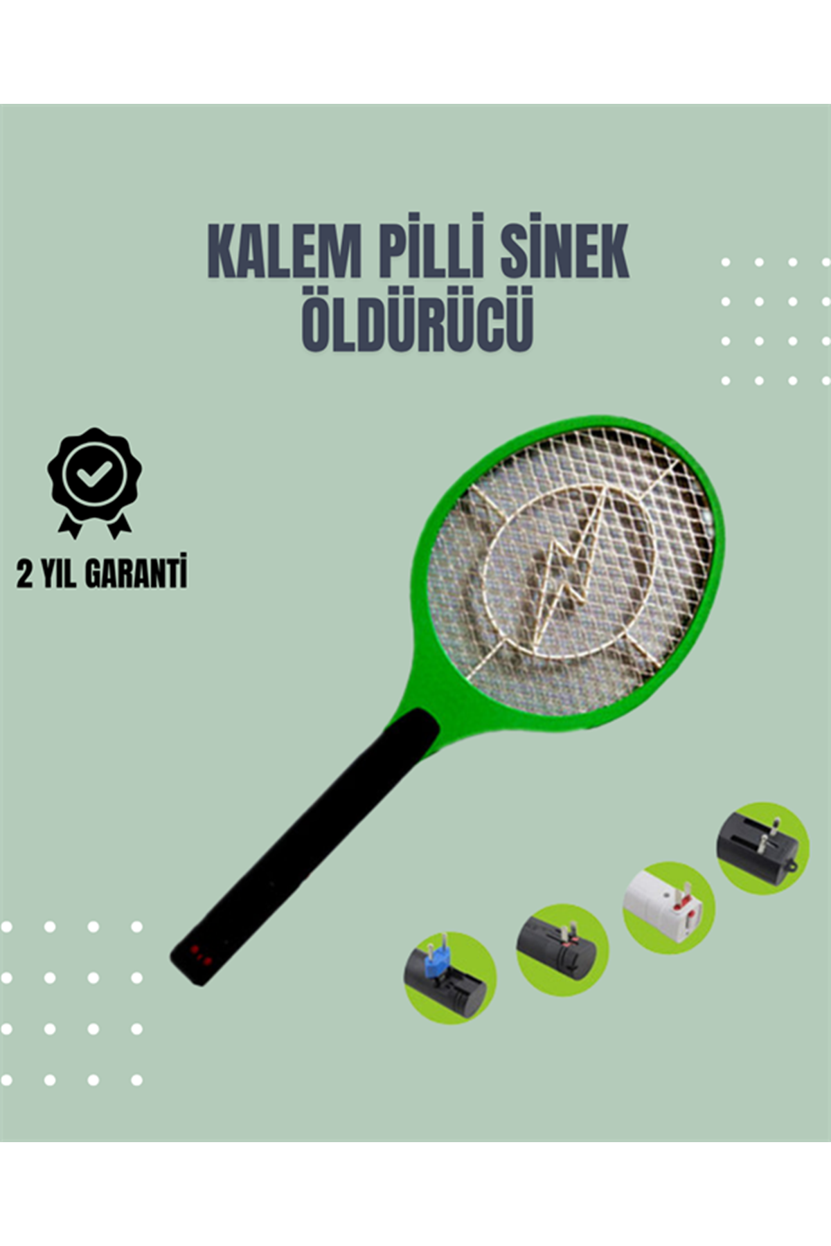 Sessiz ve Etkili Böcek Öldürücü – Üç Katmanlı Koruyucu Izgaralı Elektronik Sineklik