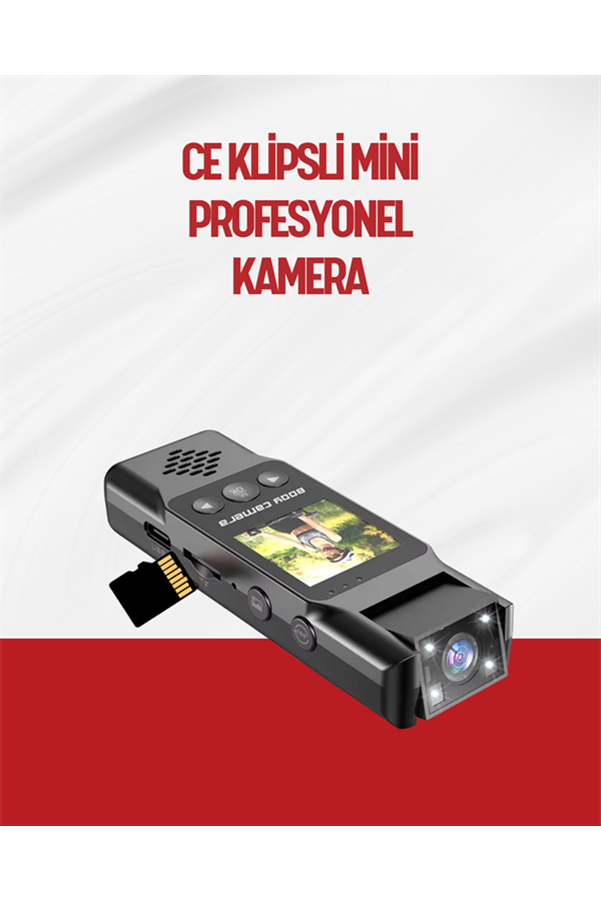 Hareket Algılayıcılı Taşınabilir Mini Kamera – 3MP Fotoğraf, Düşük Güç Tüketimi