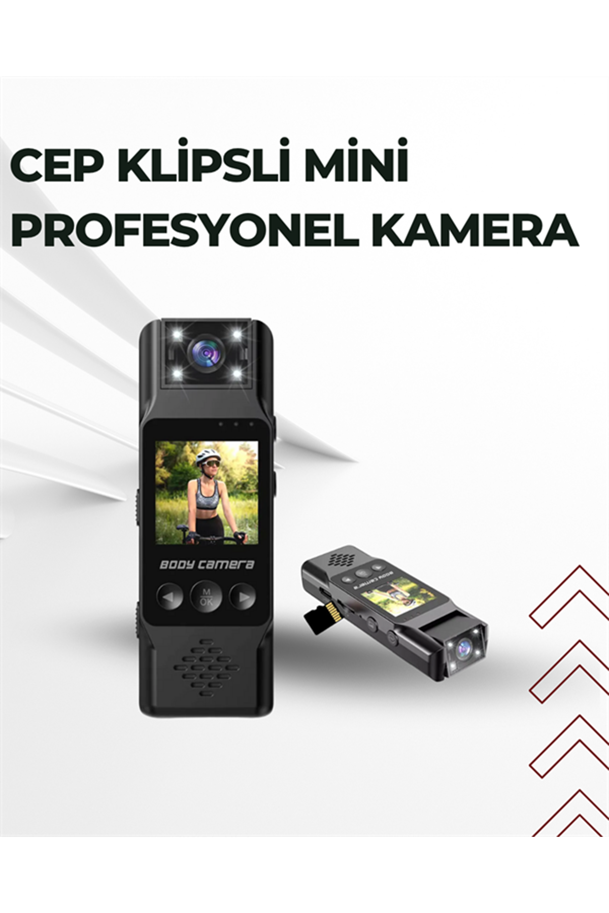 WiFi ile Uzaktan Erişimli Mini Kamera – 1200mAh Batarya, 1080P Video Çekimi