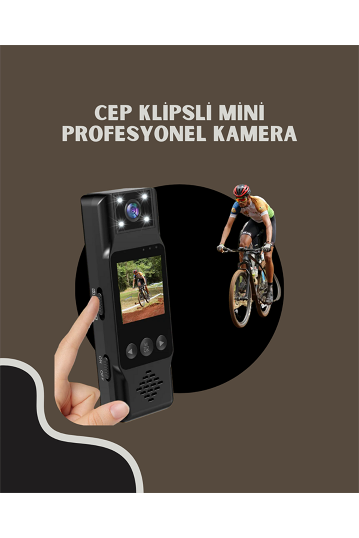 WiFi Özellikli Taşınabilir Kamera – 1.3” TFT Ekran, 3MP Fotoğraf, 128GB Kart Desteği