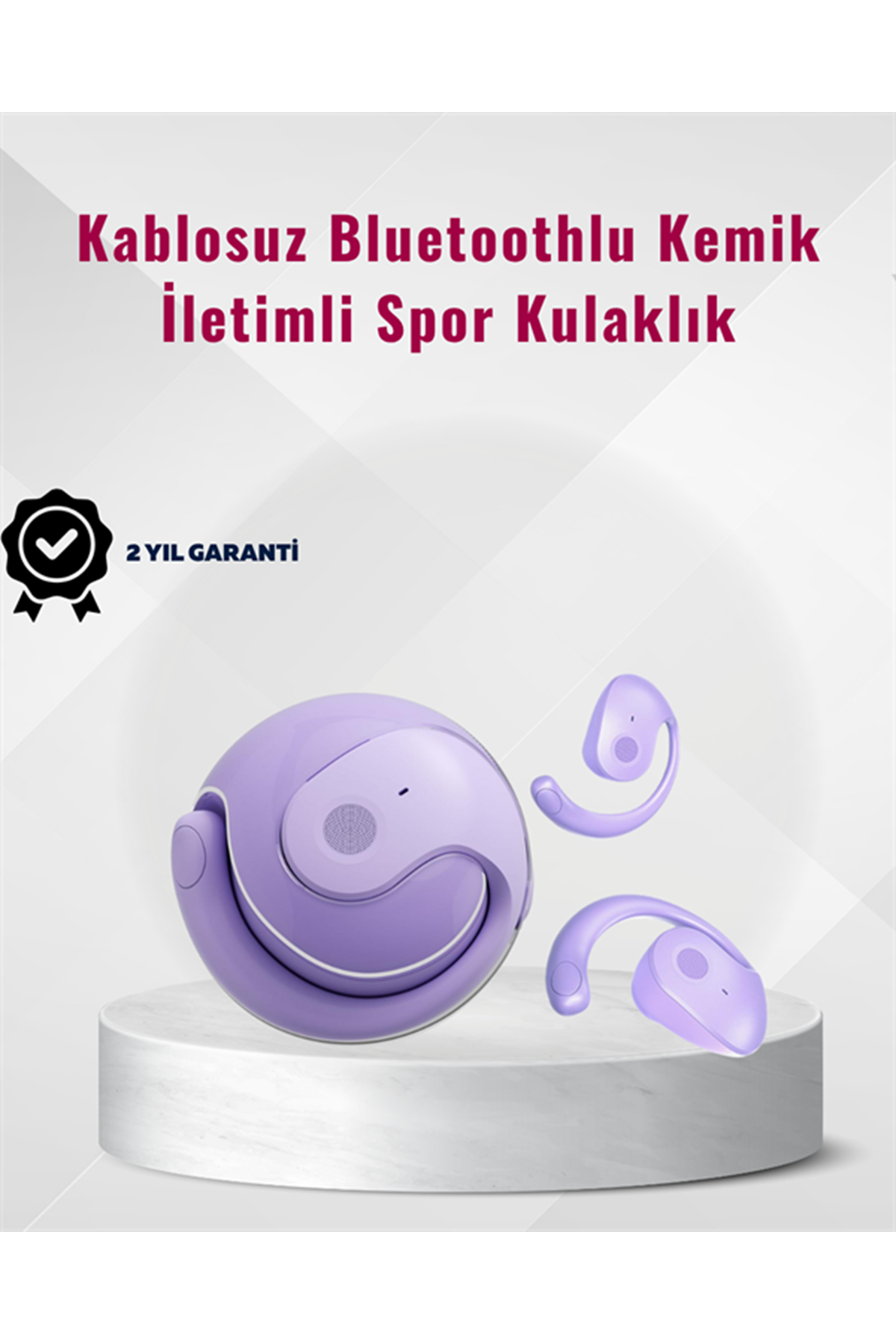 Bluetooth 5.3 Teknolojili Kablosuz Kemik İletimli Spor Kulaklık
