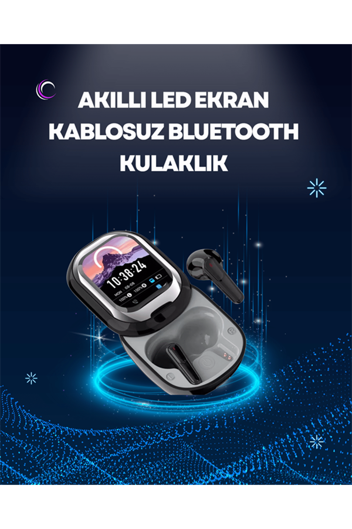 ENC Destekli Bluetooth 5.4 Kulaklık – EQ Ayarlı, Akıllı Kutulu