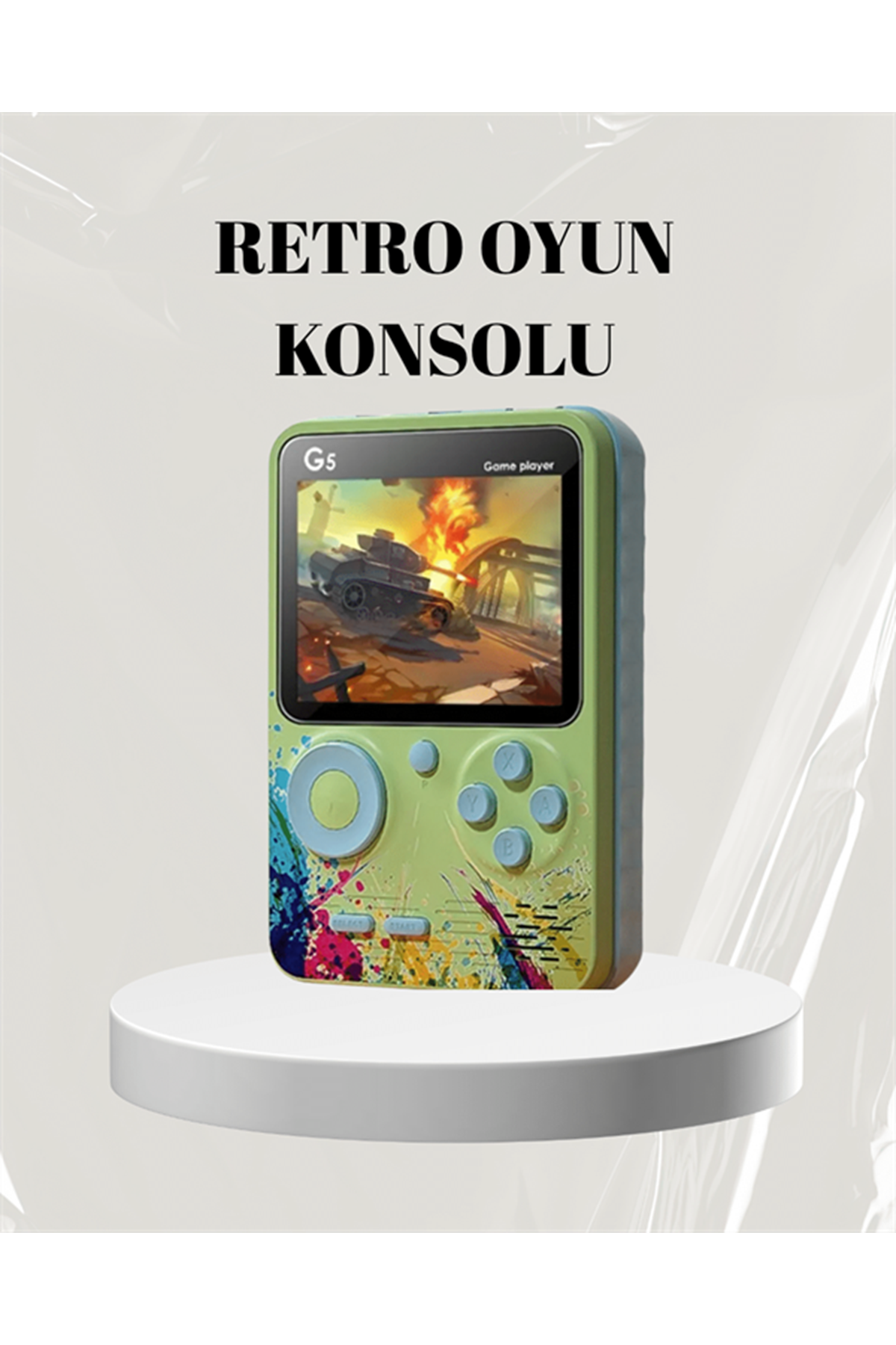 3 İnç Renkli Ekranlı Taşınabilir El Konsolu – G5 Modeli