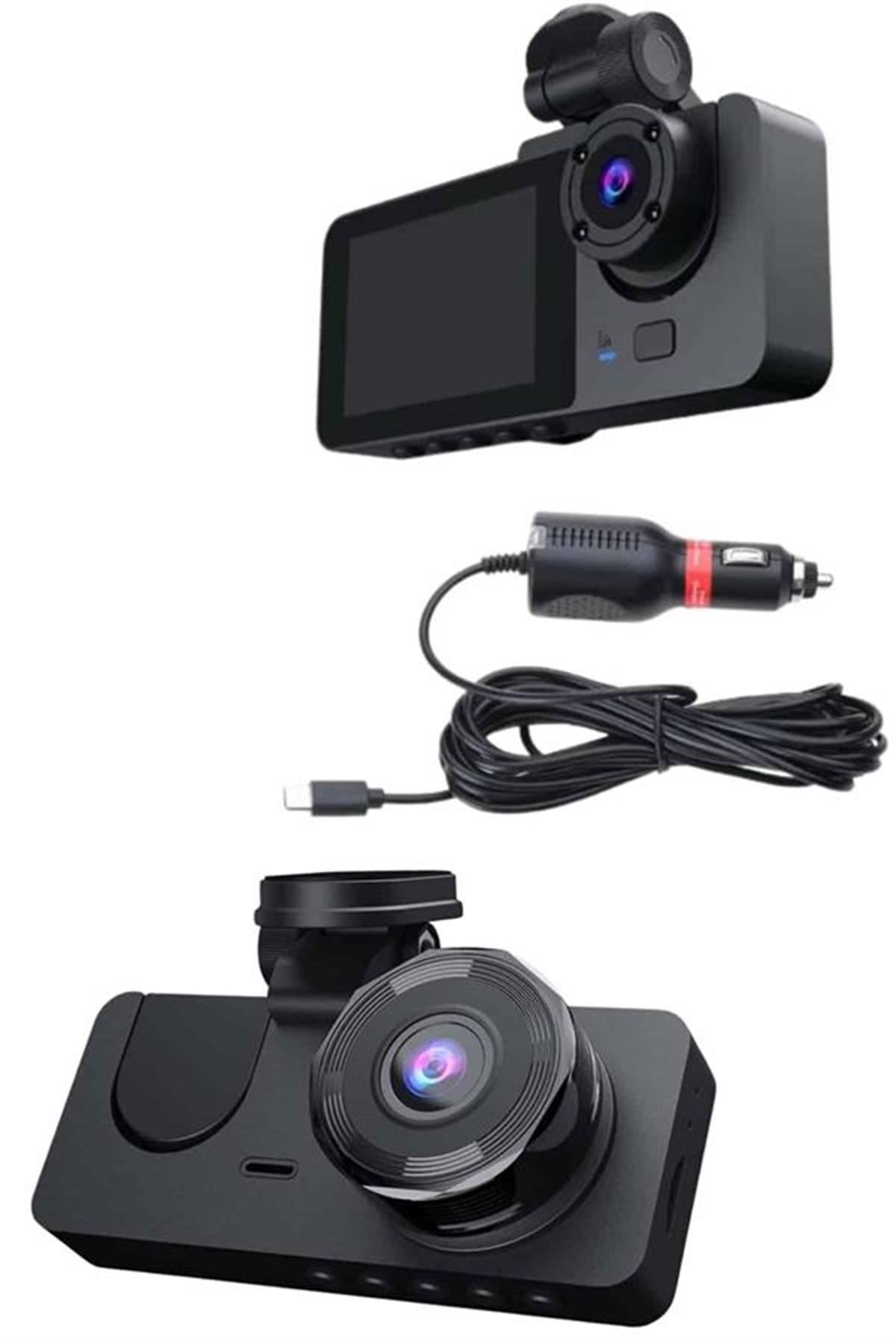 DVR Araç İçi Kamera Hareket Algılayabilen 1080P CarPlay Video Kaydedici