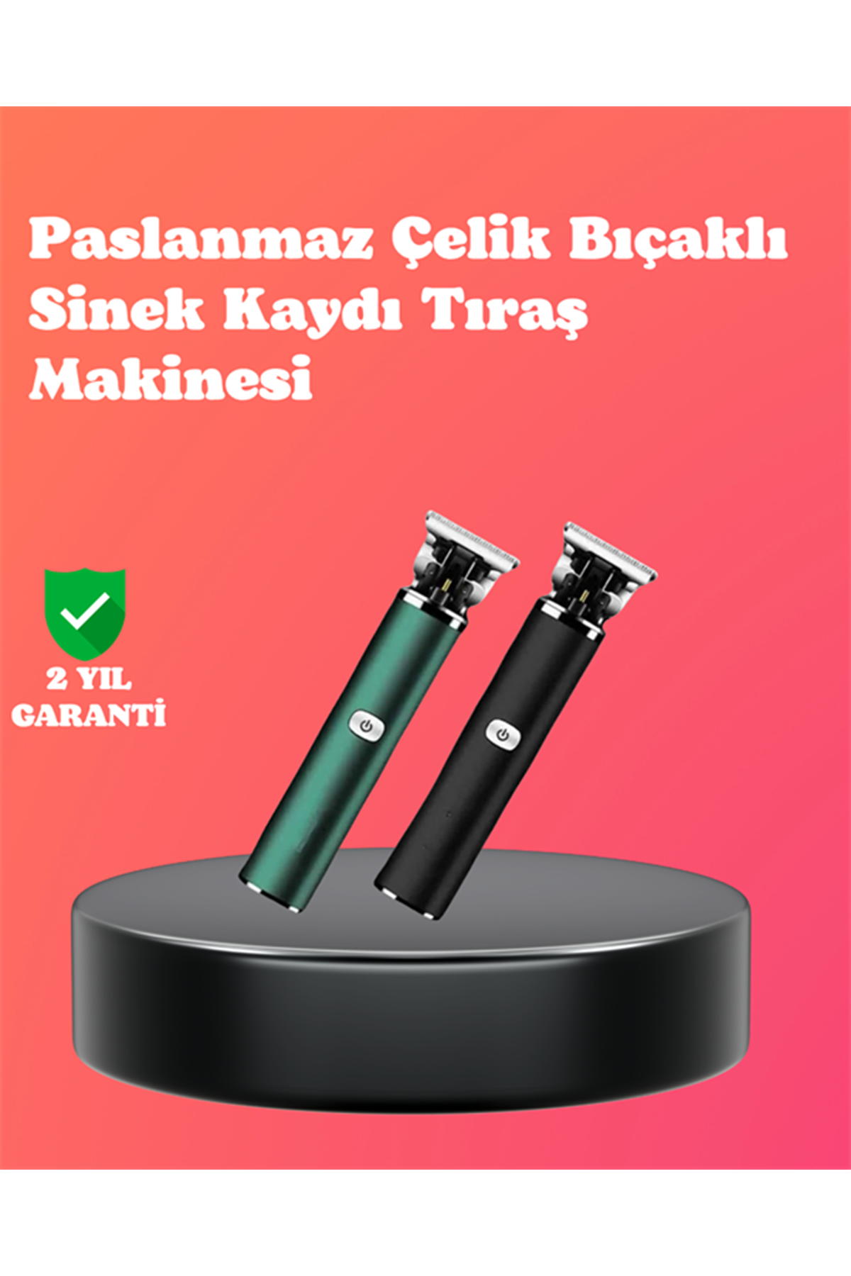 Paslanmaz Çelik Bıçaklı Sinek Kaydı Tıraş Makinesi Uzun Ömürlü