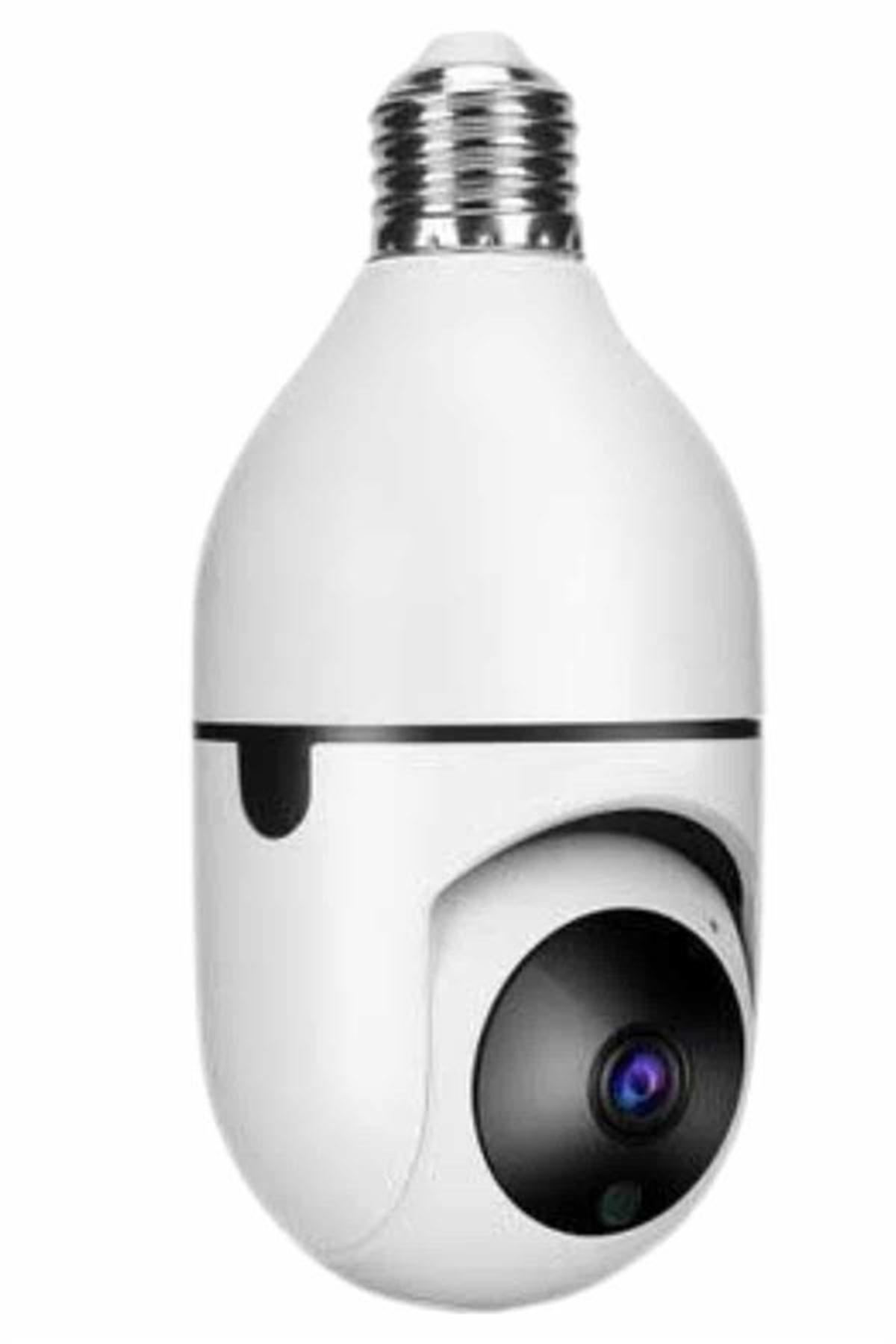 Güvenlik Kamerası Wi-Fi Özellikli 360 Derece Full Hd 1080p Ampül Kamera