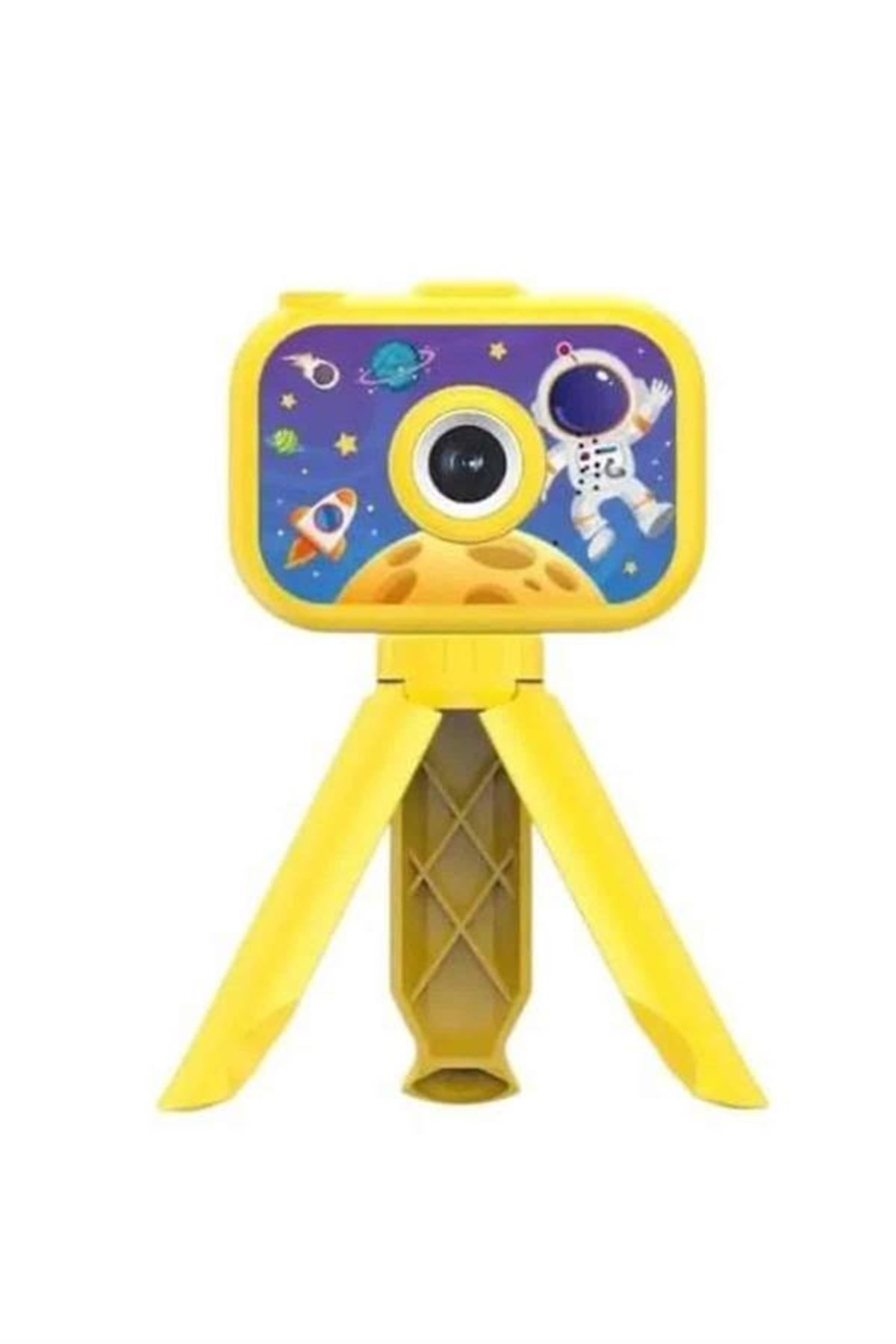 Çocuklara Özel Ayaklı Mini Fotoğraf Makinesi Dijital LCD Ekran