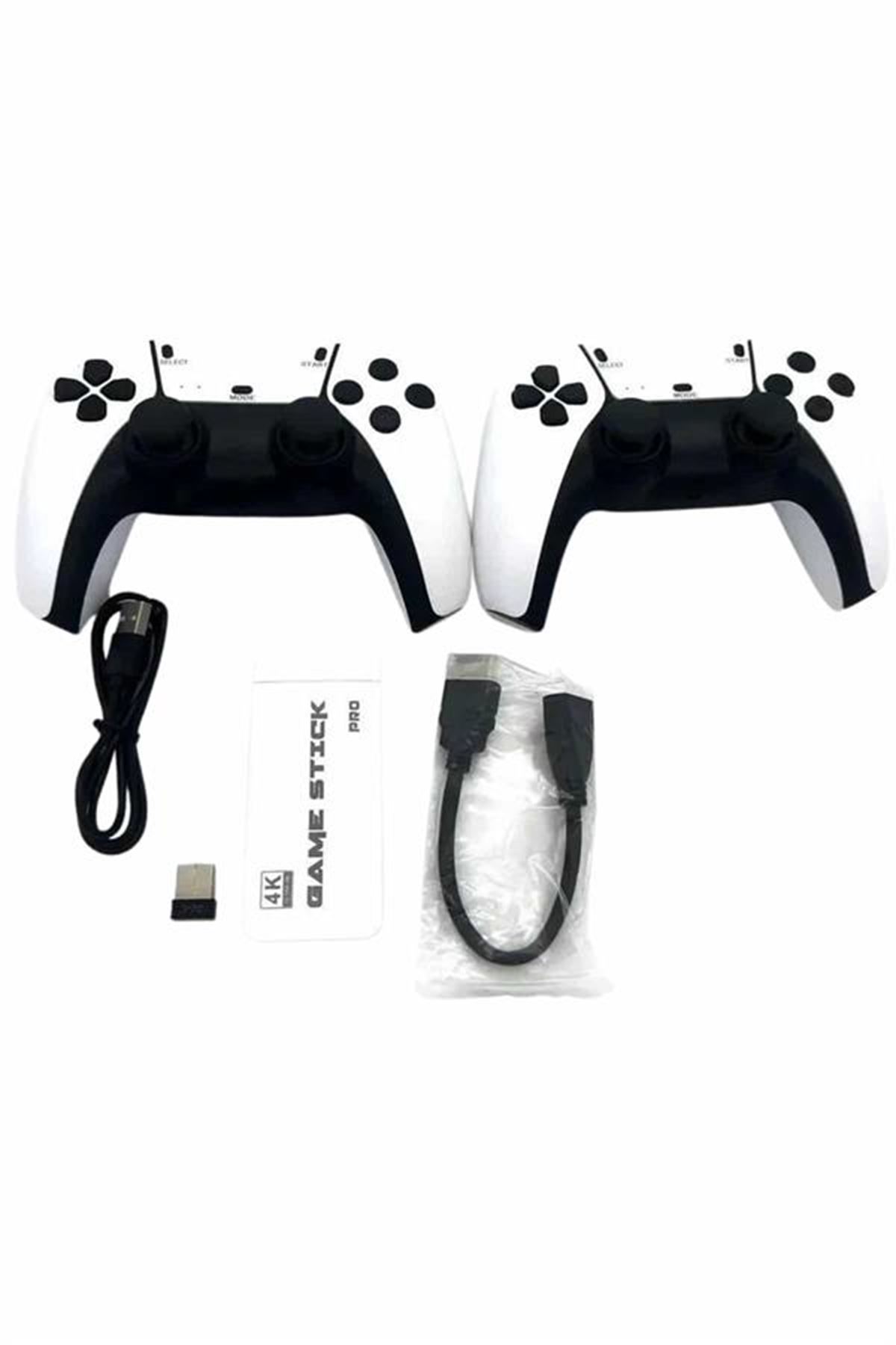 2.4 GHZ Oyun Konsolu Çift Konsol 4K Ultra Hd Game Stick