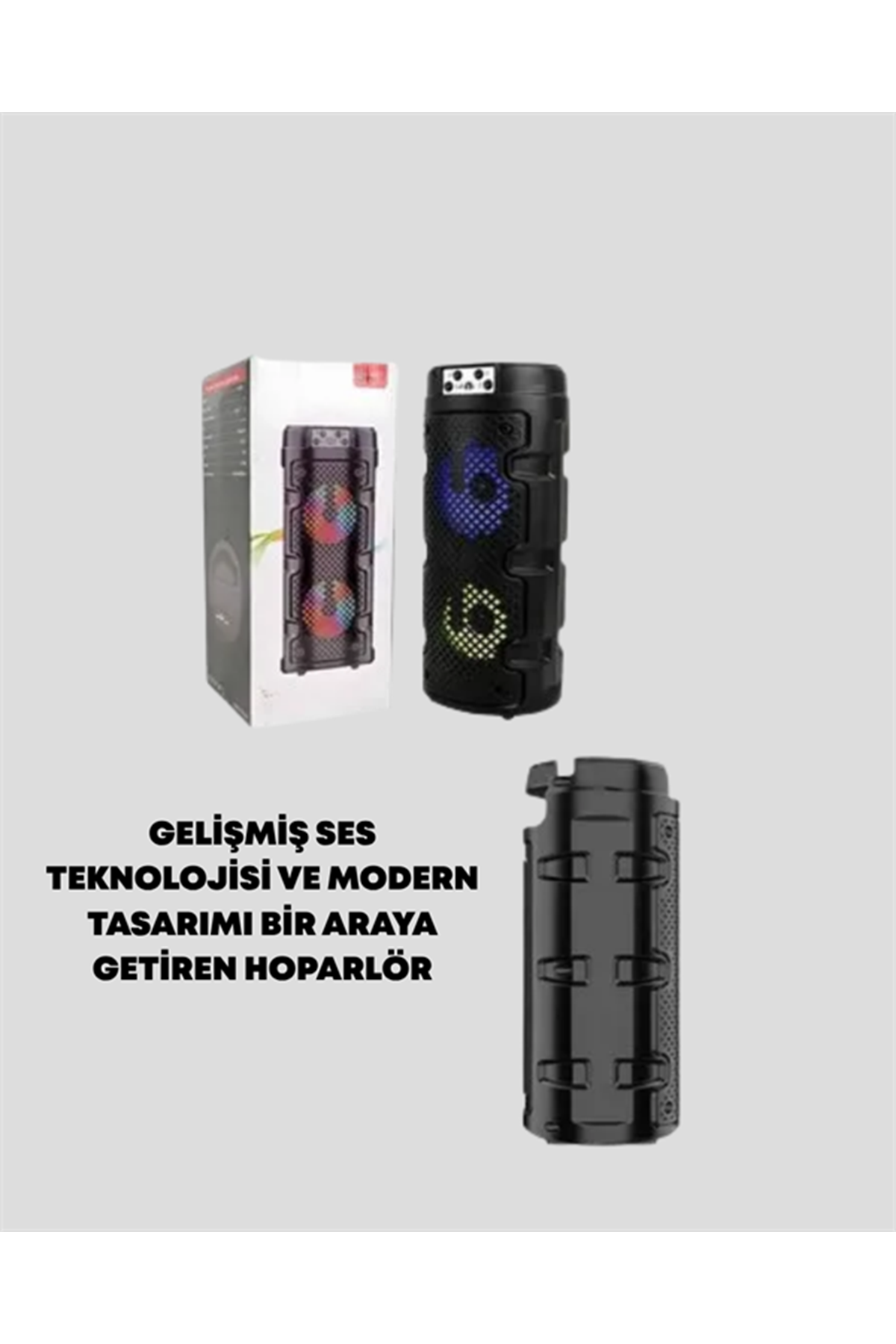 Kompakt Tasarım, Yüksek Ses Performansı – Çoklu Giriş Seçenekli Kablosuz Hoparlör (Bluetooth, USB, SD Kart, AUX)