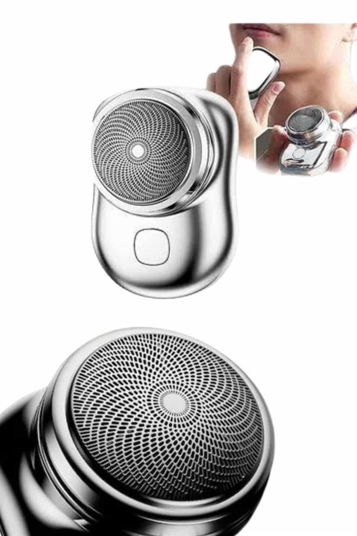 Elektrikli Mini Tıraş Makinesi,Taşınabilir USB Şarjlı Kablosuz Tıraş Makinesi