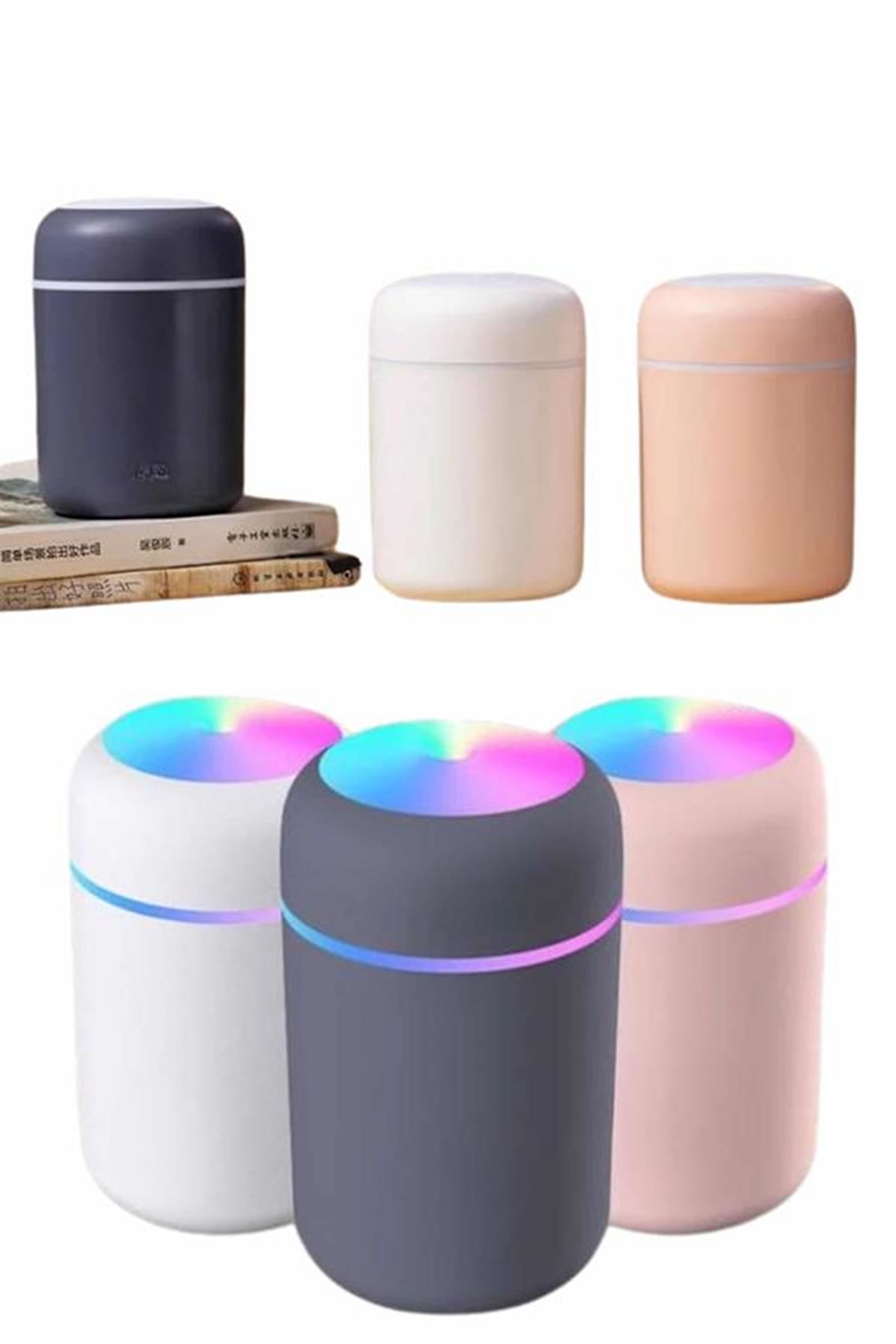Rgb Işıklı Ulrasonik Ledli Hava Nemlendirici Buhar Makinesi Buhardanlık