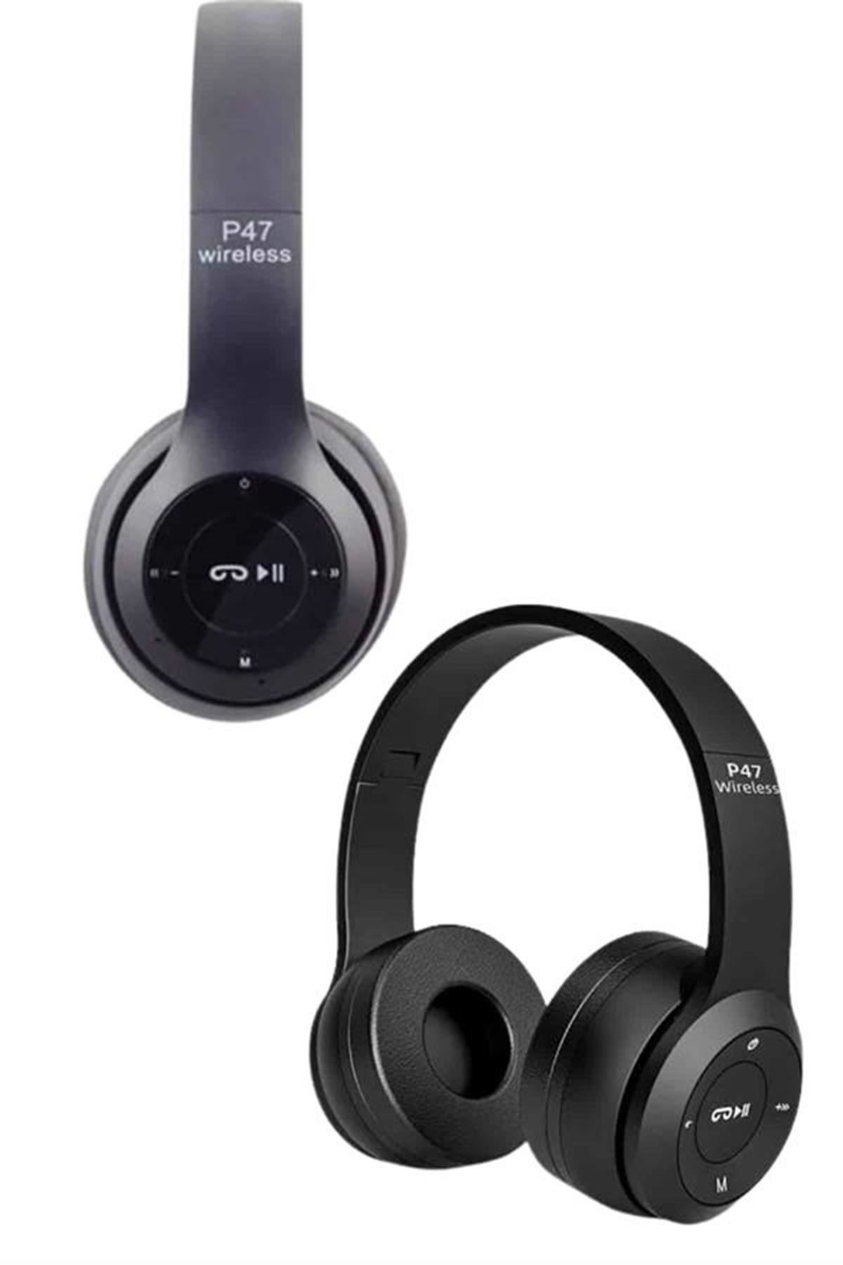Kulak Üstü Bluetooth Kulaklık Yüksek Ses Kaliteli Ayarlanabilir