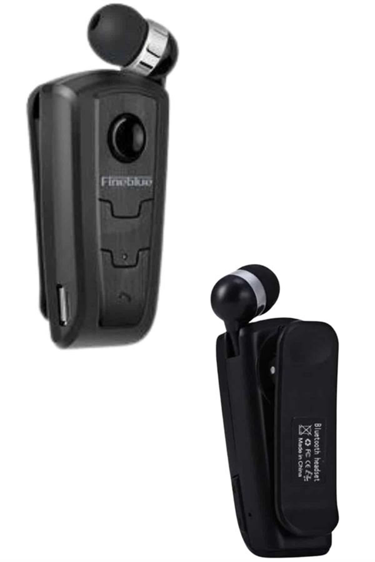 Mikrofonlu Makaralı Bluetooth Kulakiçi Kulaklık Android ve İOS Uyumlu
