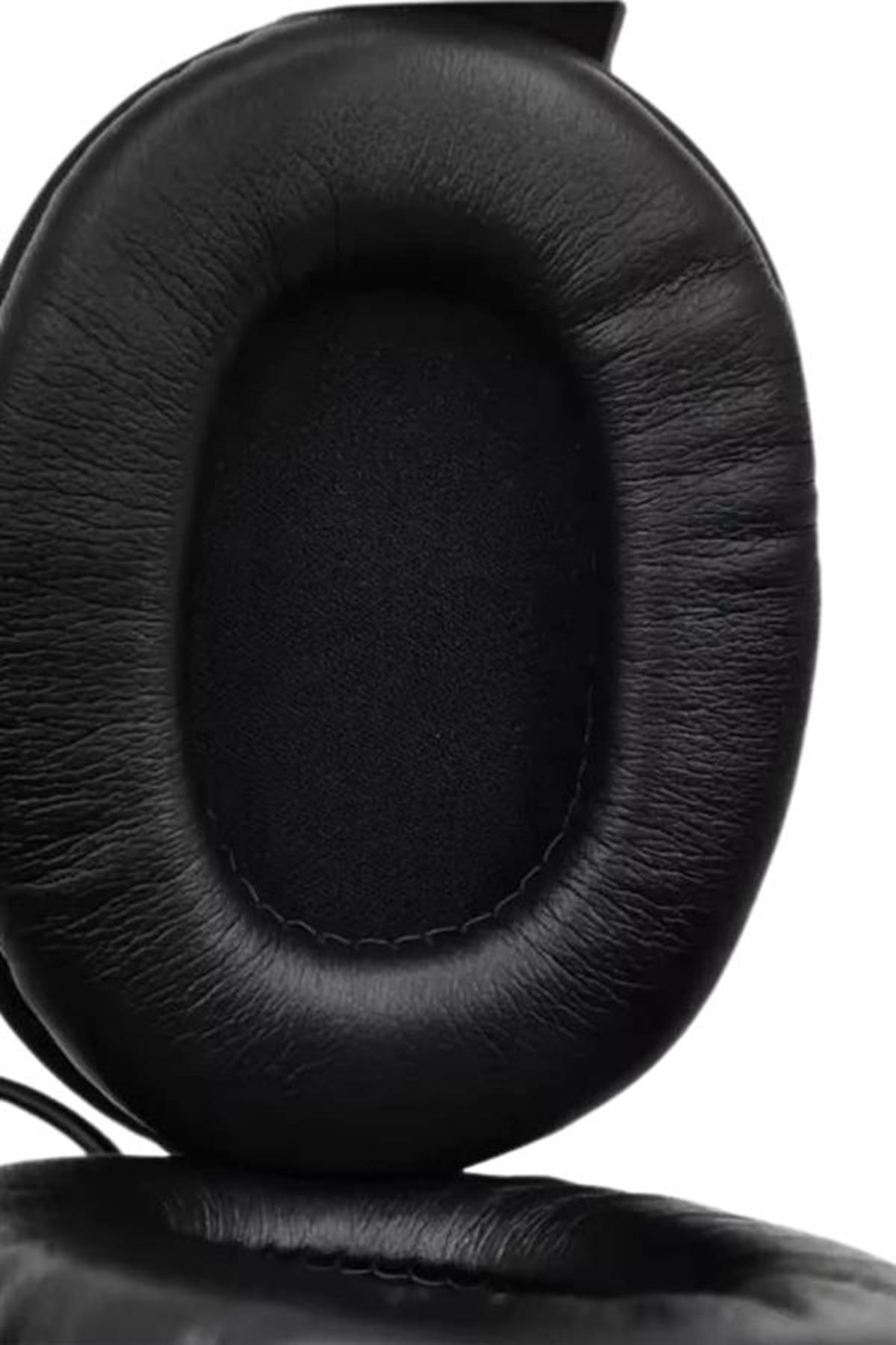 Oyuncu Kulaklığı Kulak Üstü Kablolu Stereo Mikrofonlu Yumuşak Kulak Yastığı