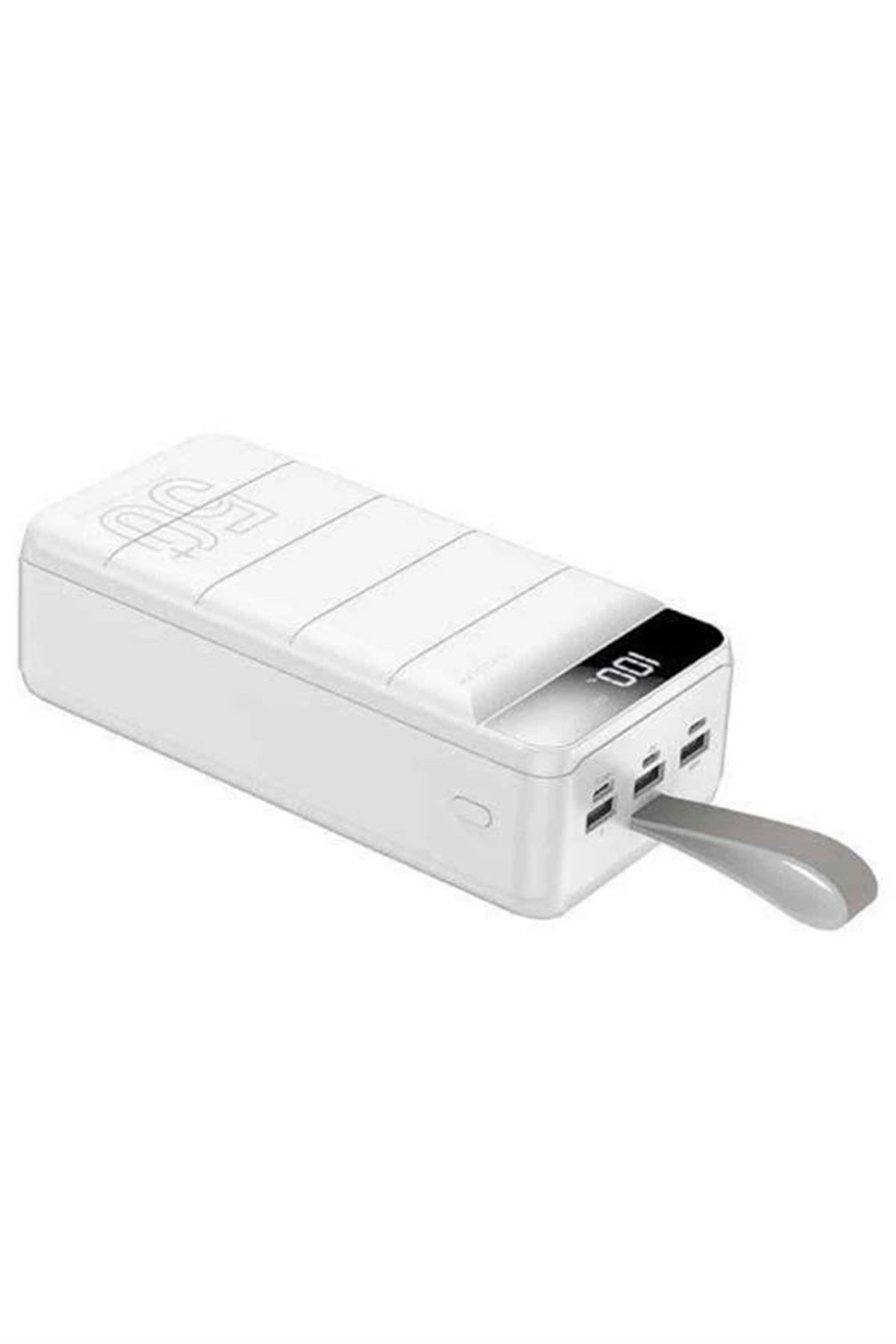 Powerbank Çoklu Şarj Girişi 50.000 Mah Taşınabilir Dijital Göstergeli