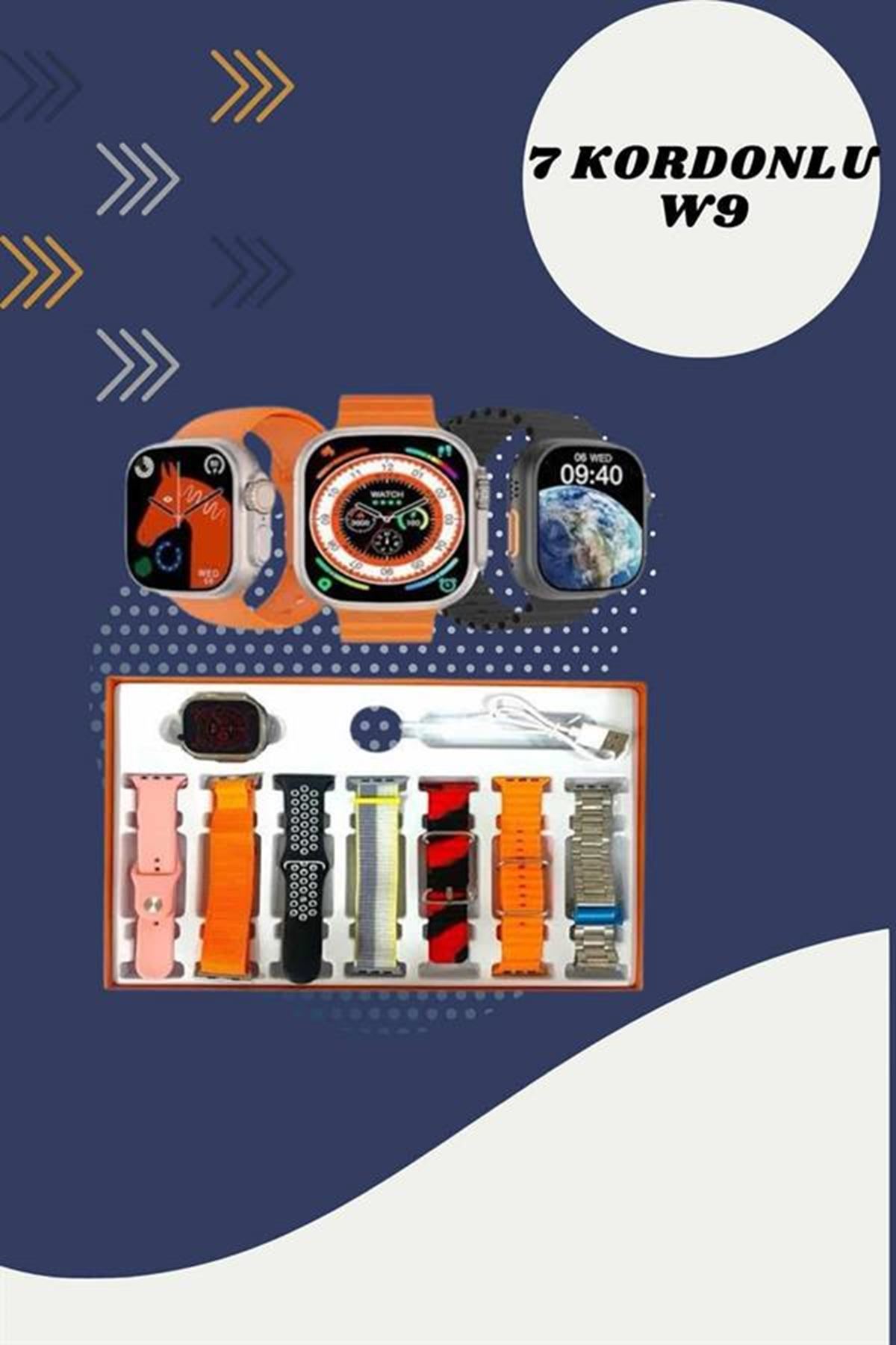 Yeni Model Akıllı Saat ve Kulaklık Kampanyası Nabızz Ölçer Bluetooth Bağlantılı Uzun Pil Ömrü