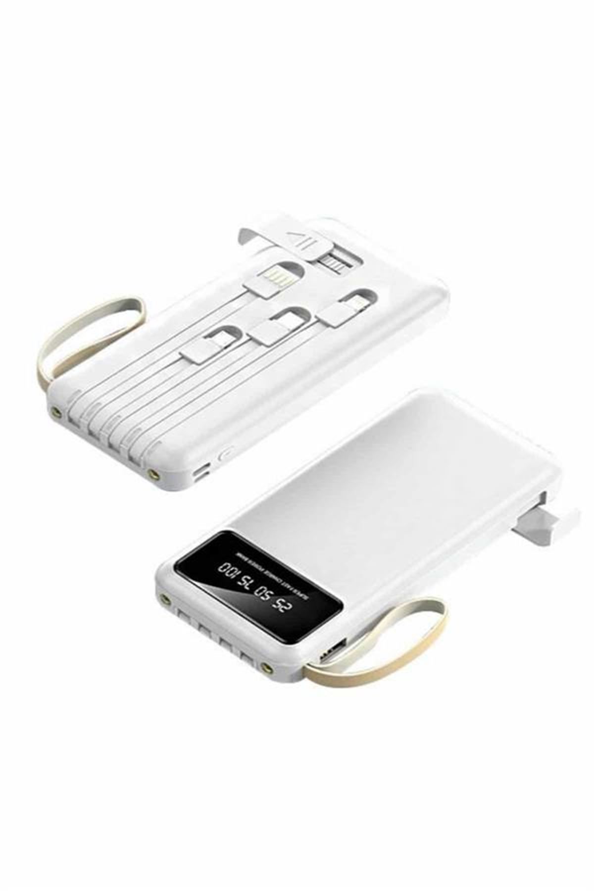 Powerbank Şarj Cihazı 4 Çıkışlı 20.000 MAH Powerbank Taşınabilir Çoklu Giriş