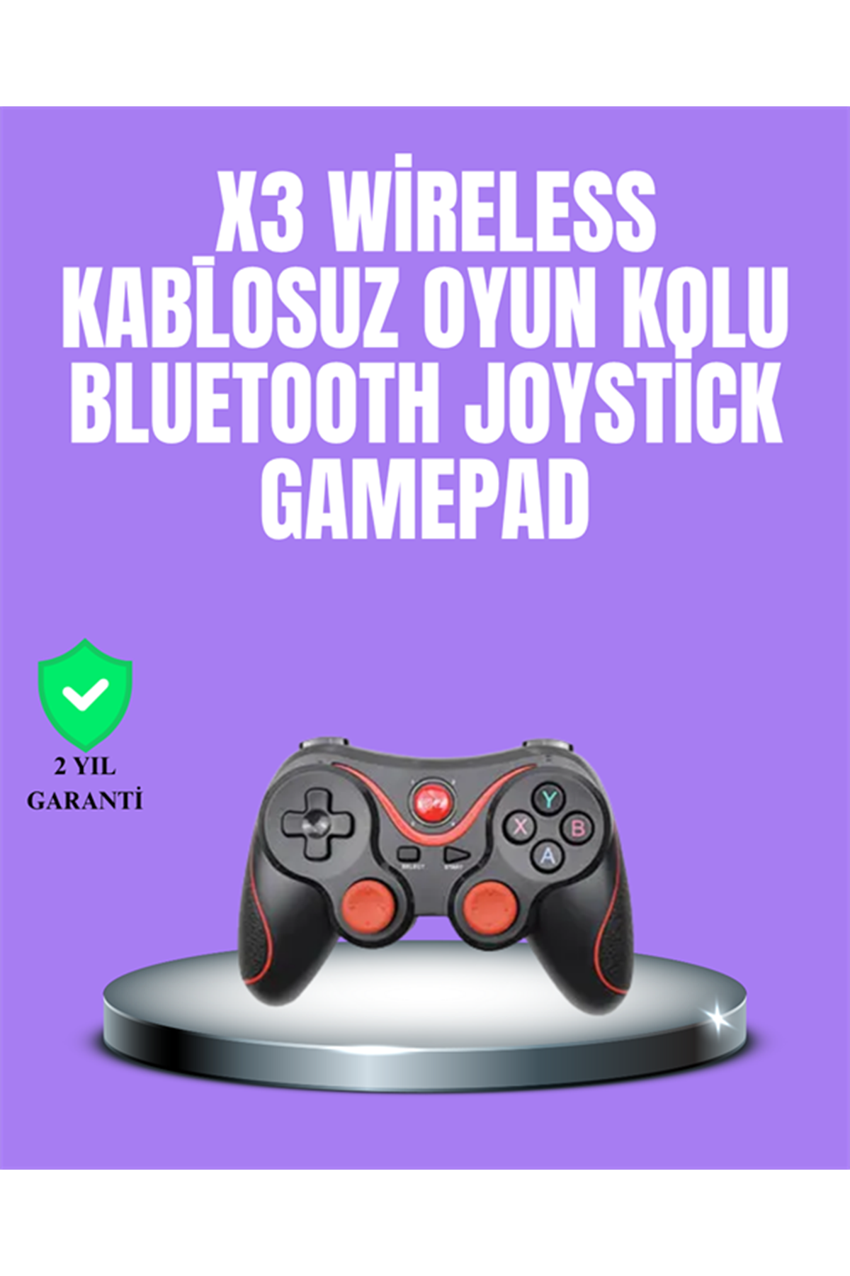 Android Uyumlu Gamepad X3 Game Stick Oyun Kolu Bluetooth Bağlantılı