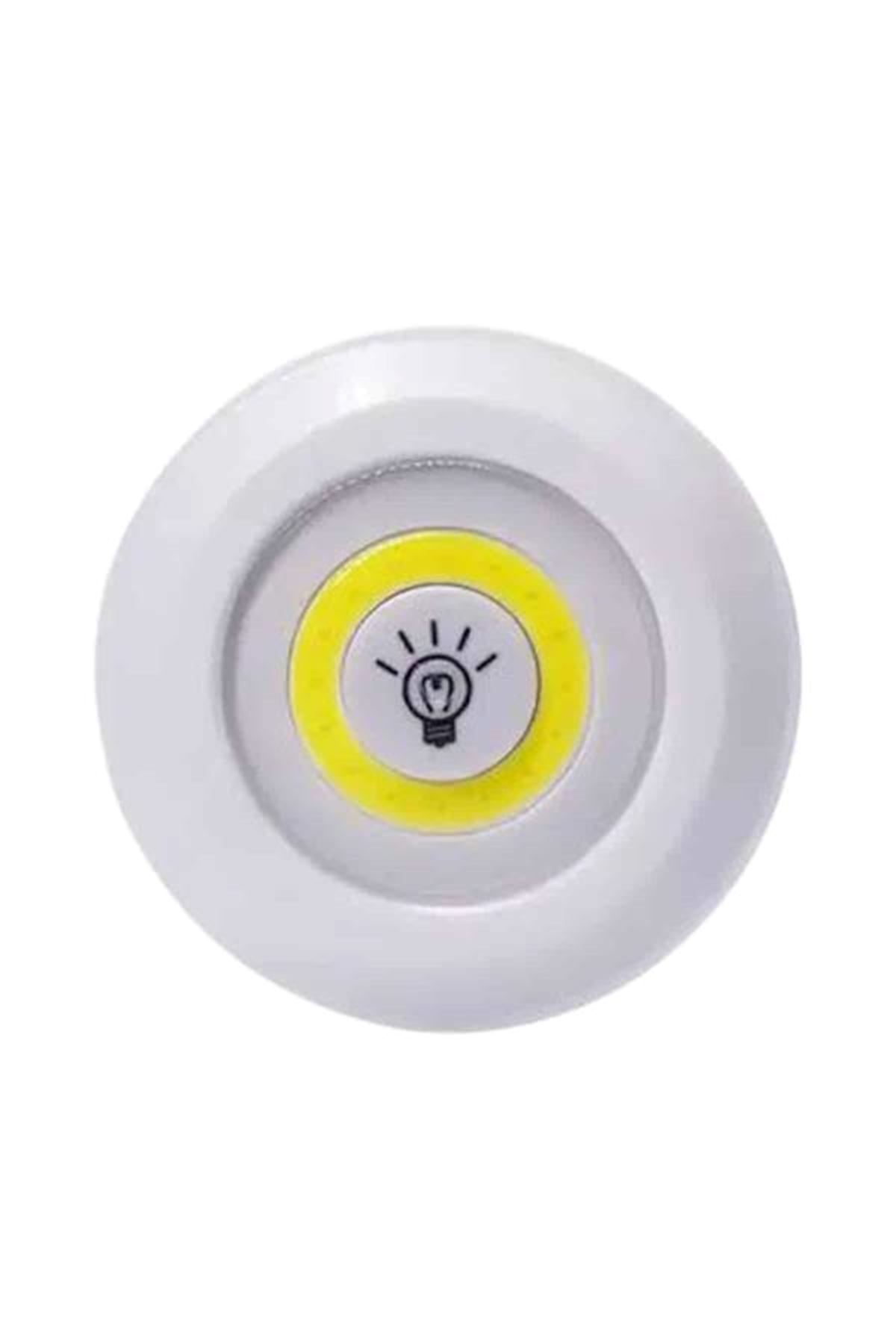 Led Lamba 3'lü Uzaktan Kumandalı Yapışkanlı