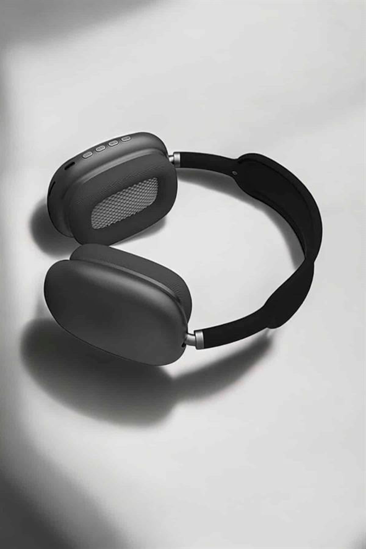 P9 Plus Hi-fi Ses Kalitesi Ayarlanabilir Mikrofonlu Bluetooth Kulaklık Siyah